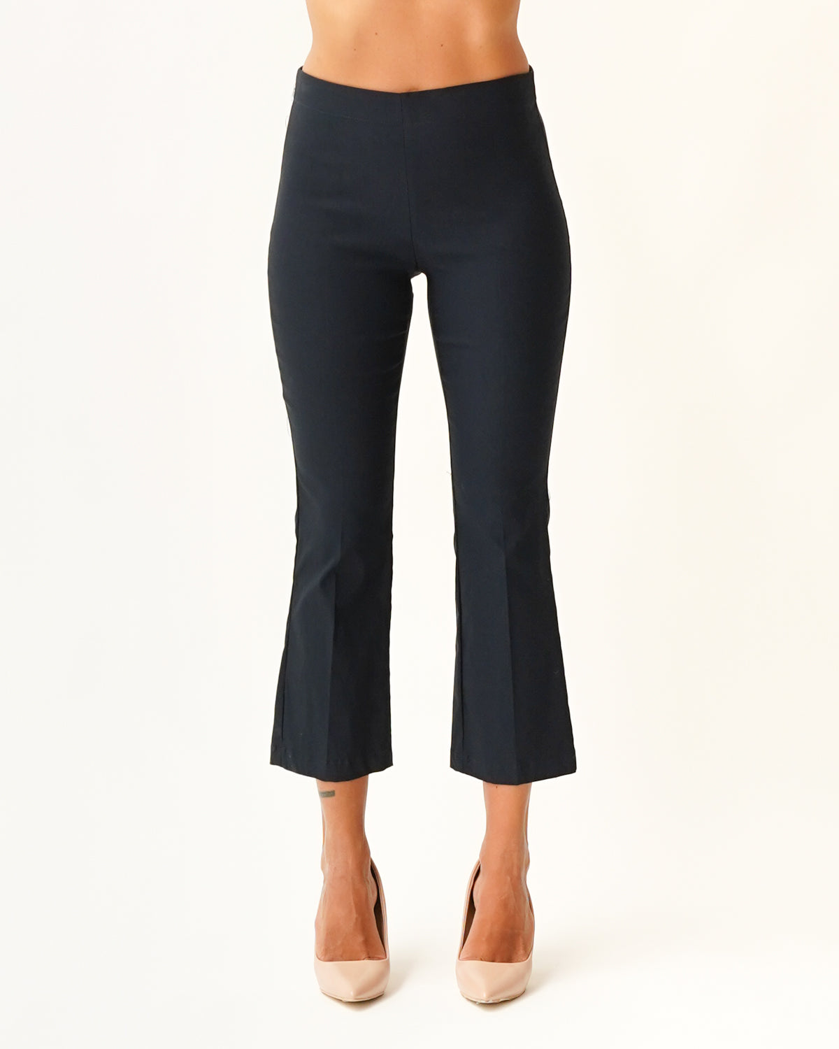 Pantaloni slim fit fondo a trombetta con elastico - Taipei - Hope Fashion