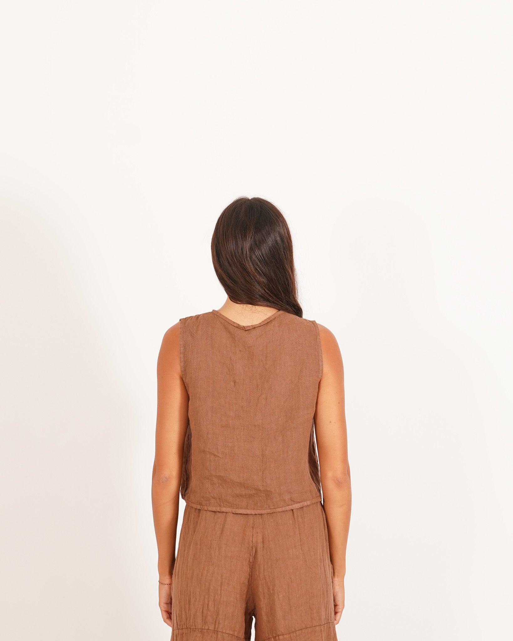 Gilet monopetto con coulisse - Stroppa