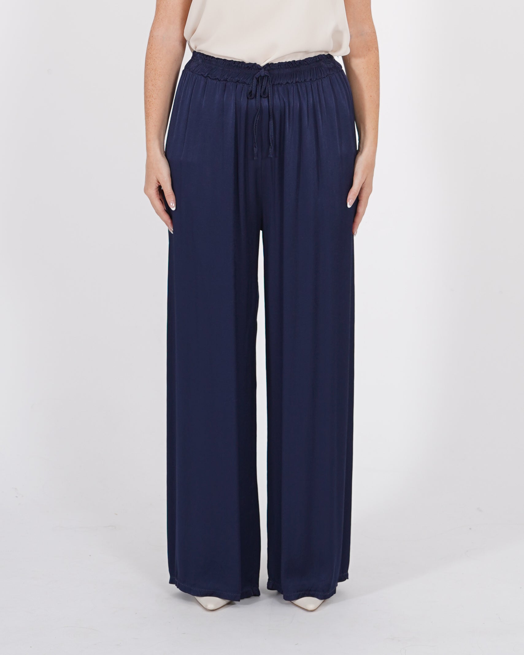 Pantaloni con elastico in vita, vestibilità regolare - Bombola - Hope Fashion