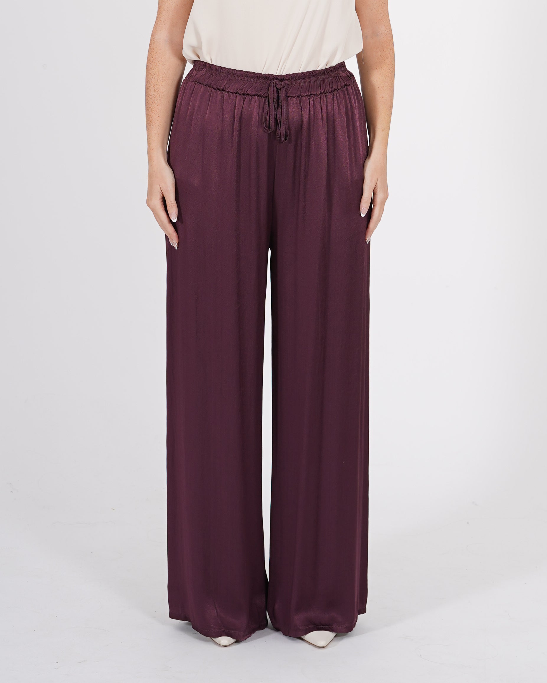 Pantaloni con elastico in vita, vestibilità regolare - Bombola - Hope Fashion