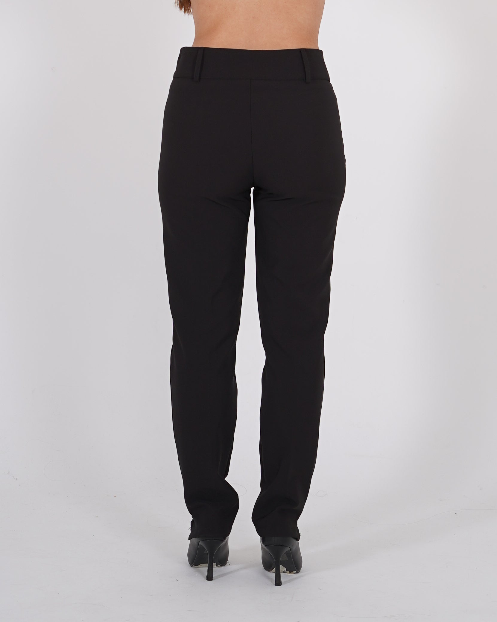 Pantaloni con bustino e due bottoni, vestibilità slim fit - Arpione - Hope Fashion