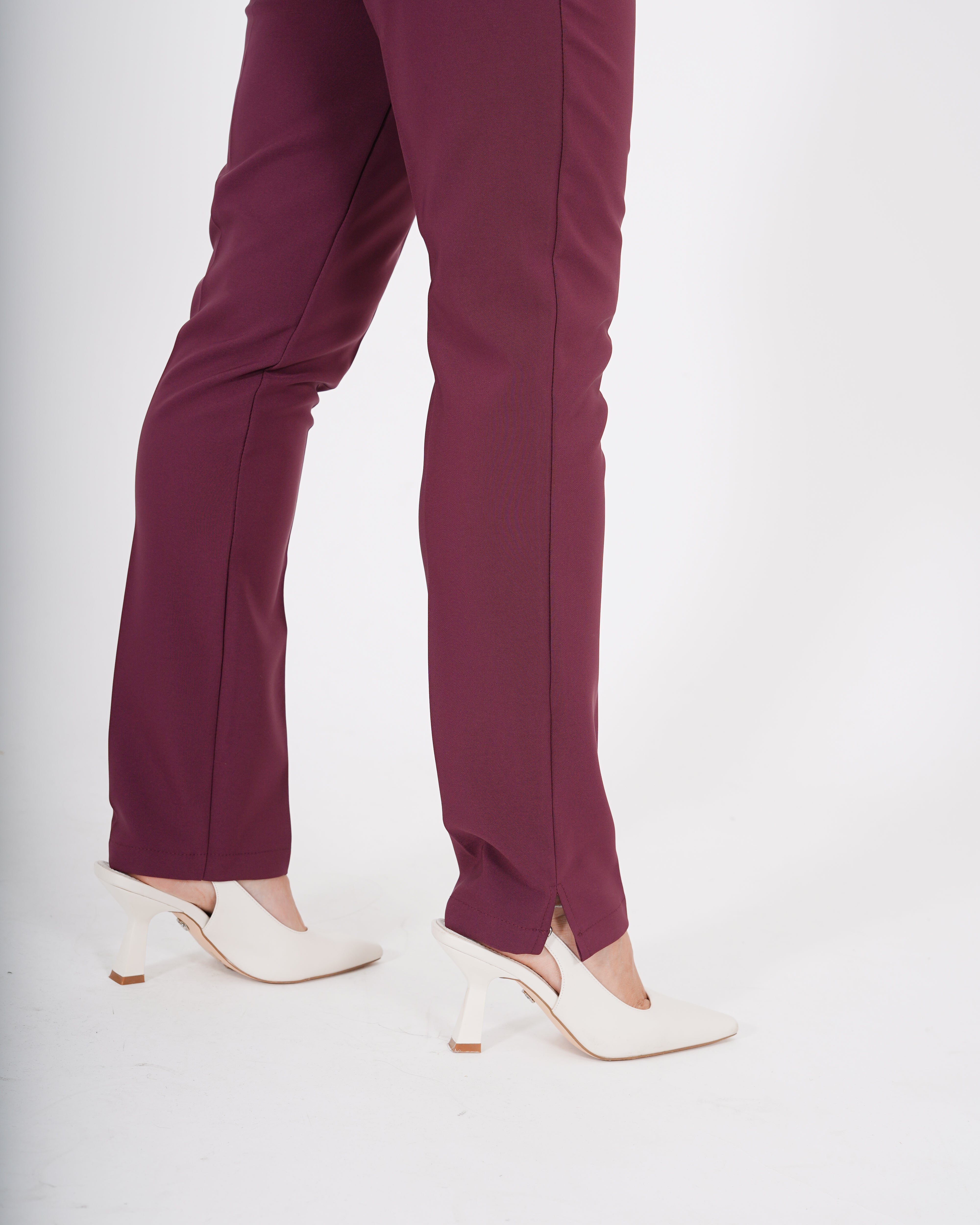 Pantaloni con bustino e due bottoni, vestibilità slim fit - Arpione - Hope Fashion