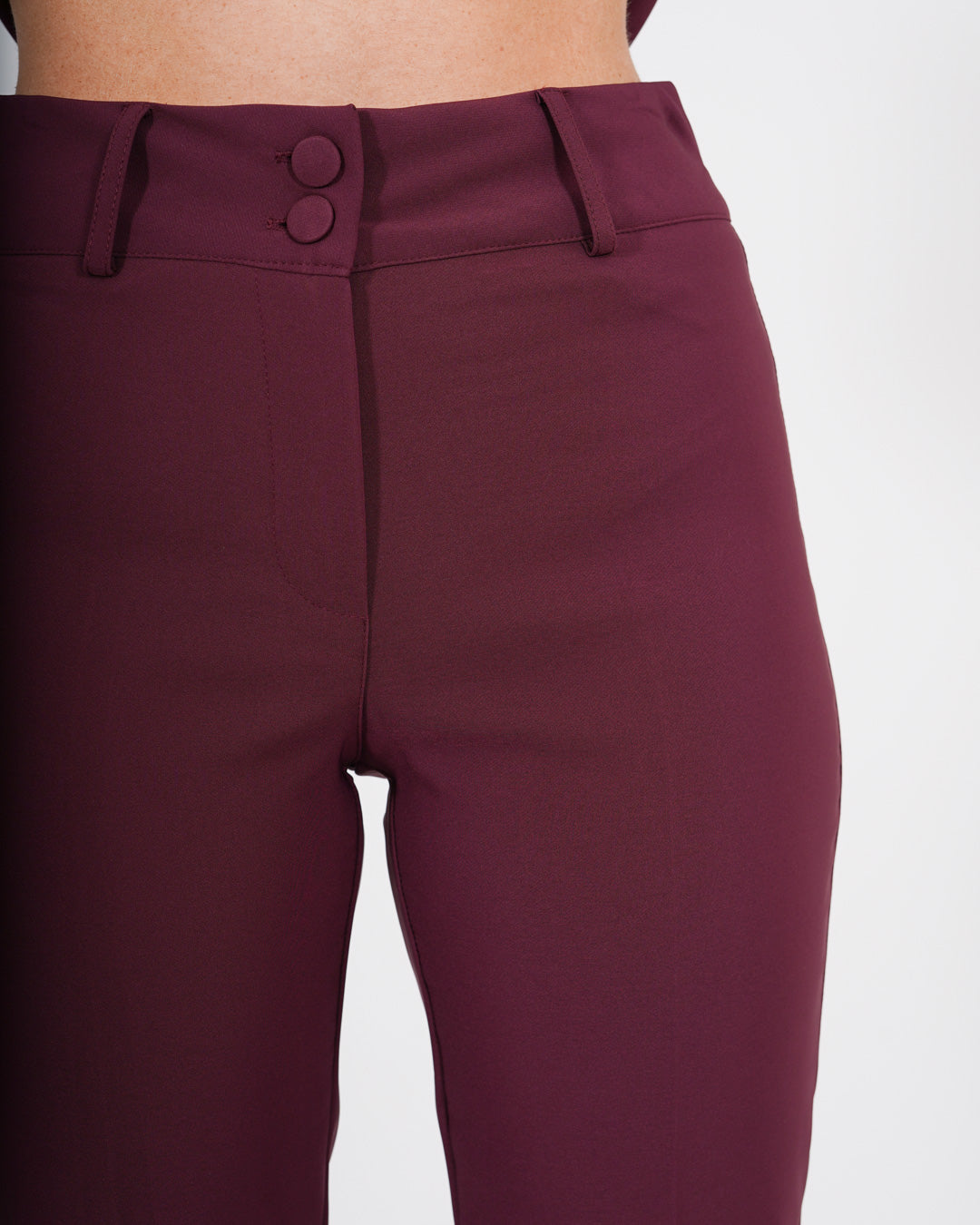 Pantaloni con bustino e due bottoni, vestibilità slim fit - Arpione - Hope Fashion