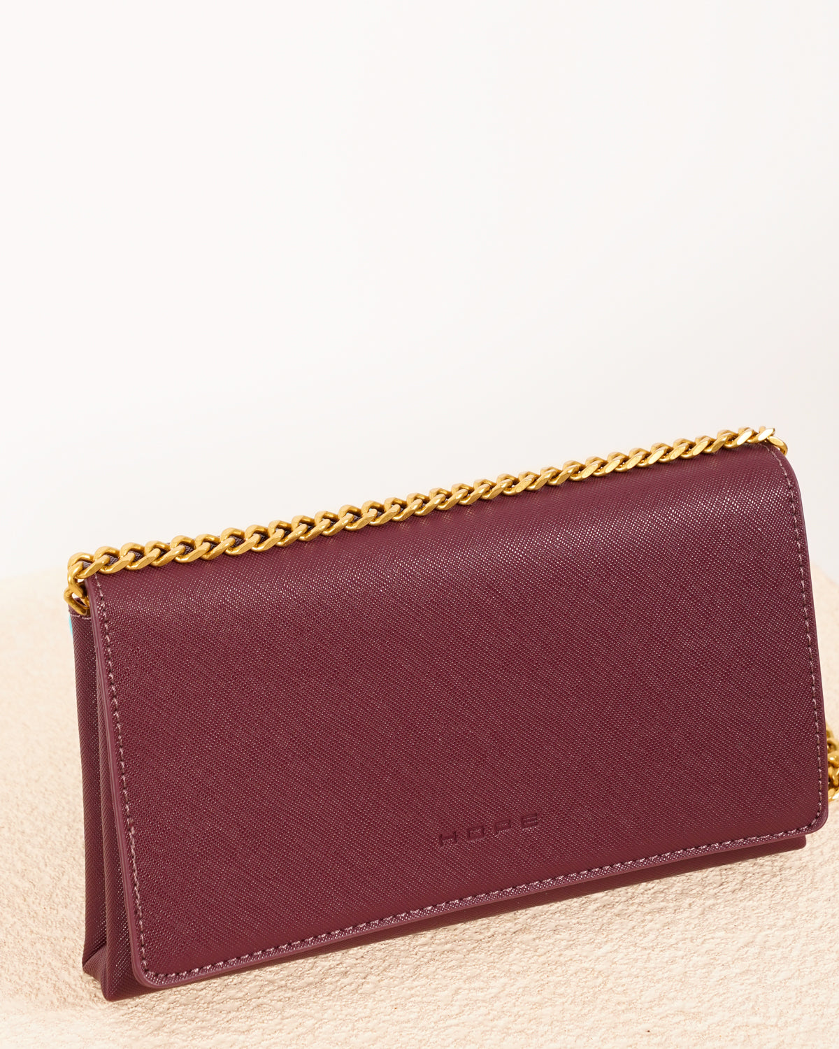 Borsa a tracolla Jet Set media in eco saffiano con logo - Silene - Hope Fashion