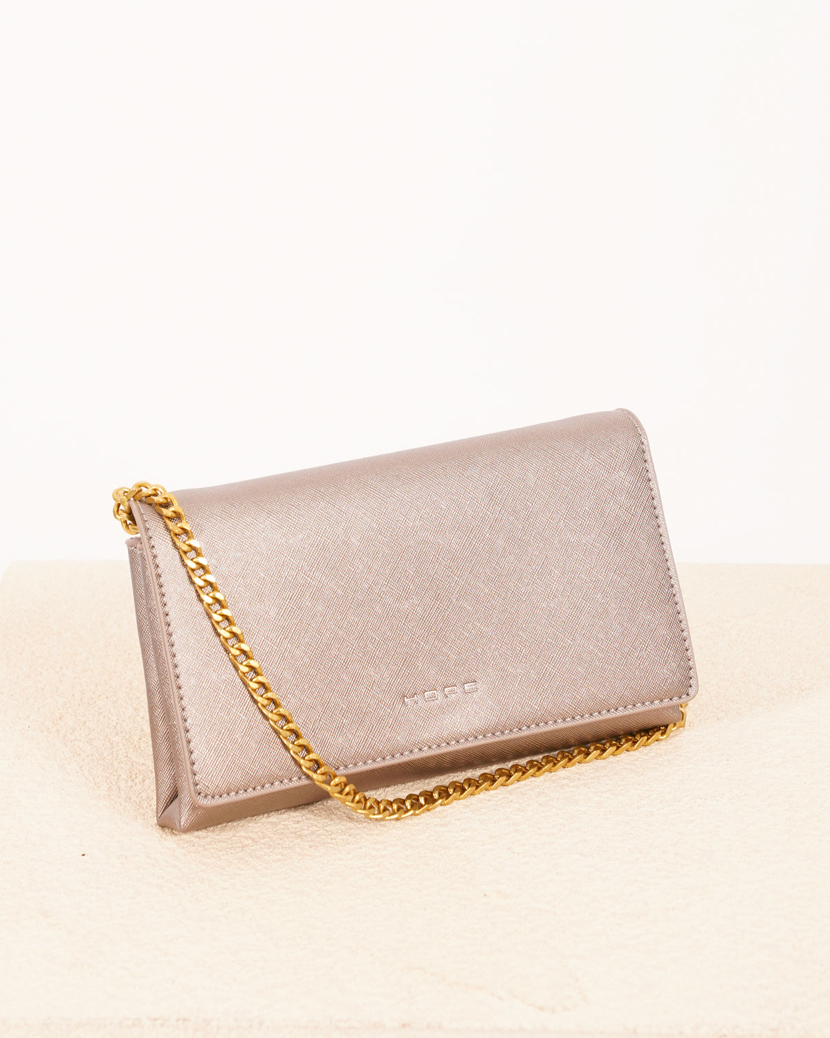 Borsa a tracolla Jet Set media in eco saffiano con logo - Silene - Hope Fashion