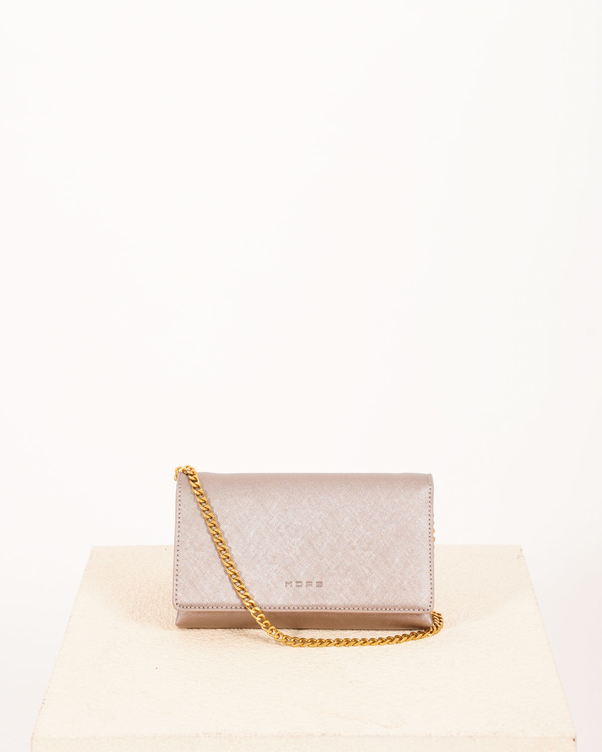 Borsa a tracolla Jet Set media in eco saffiano con logo - Silene - Hope Fashion