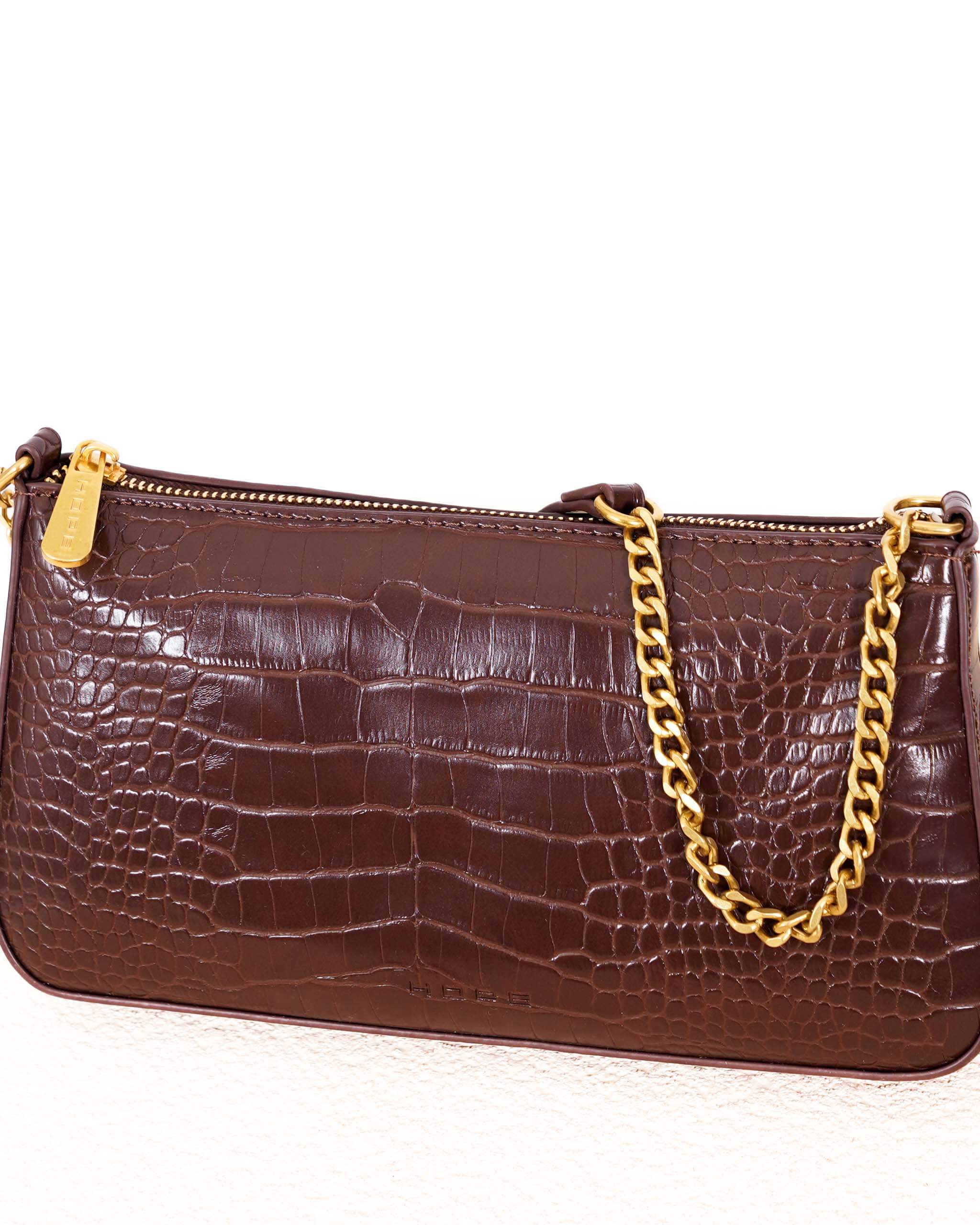 Shoulder bag borsa con tracolla in Ecopelle - Anemone