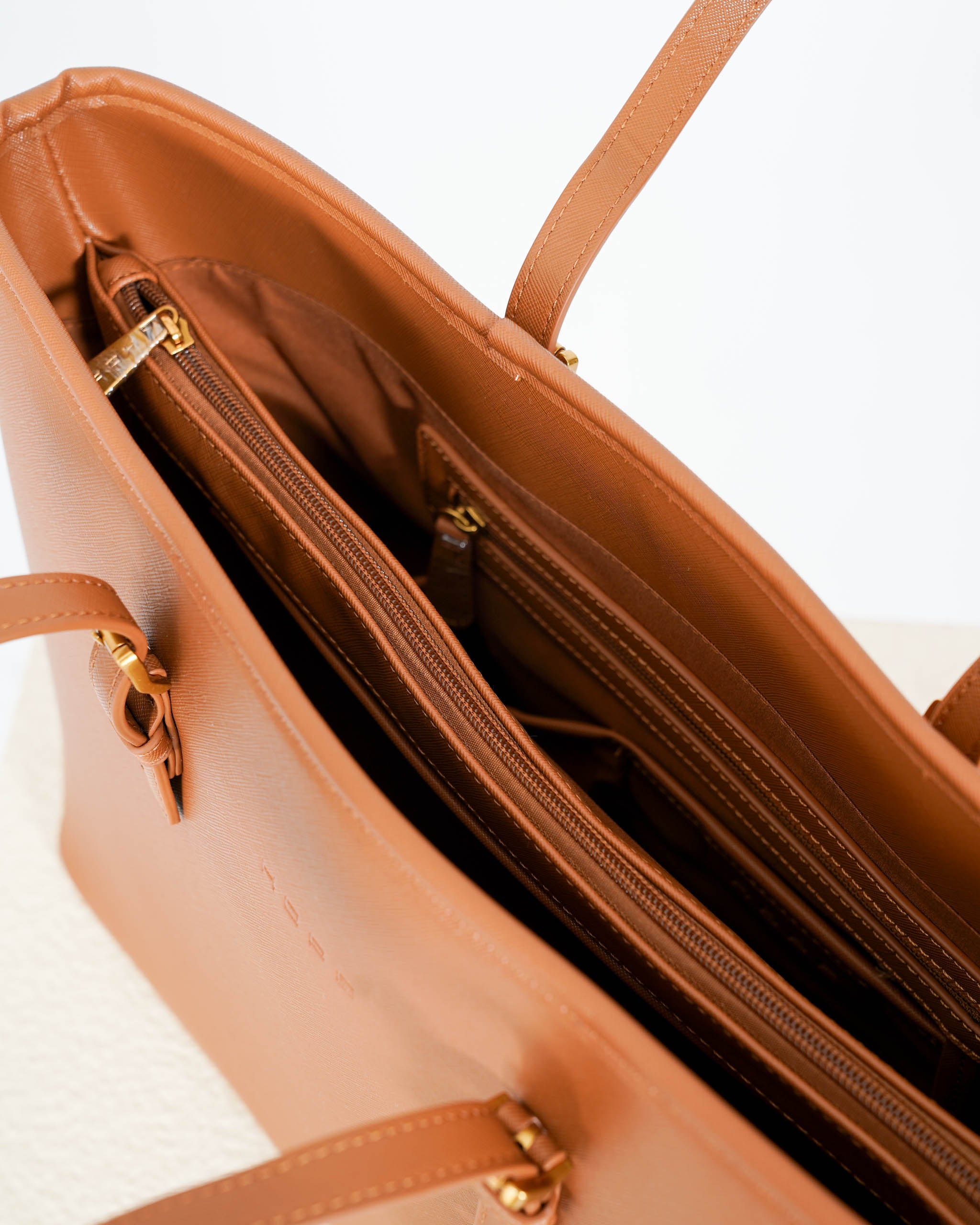 Tote bag borsa da lavoro in ecosaffiano - Margot
