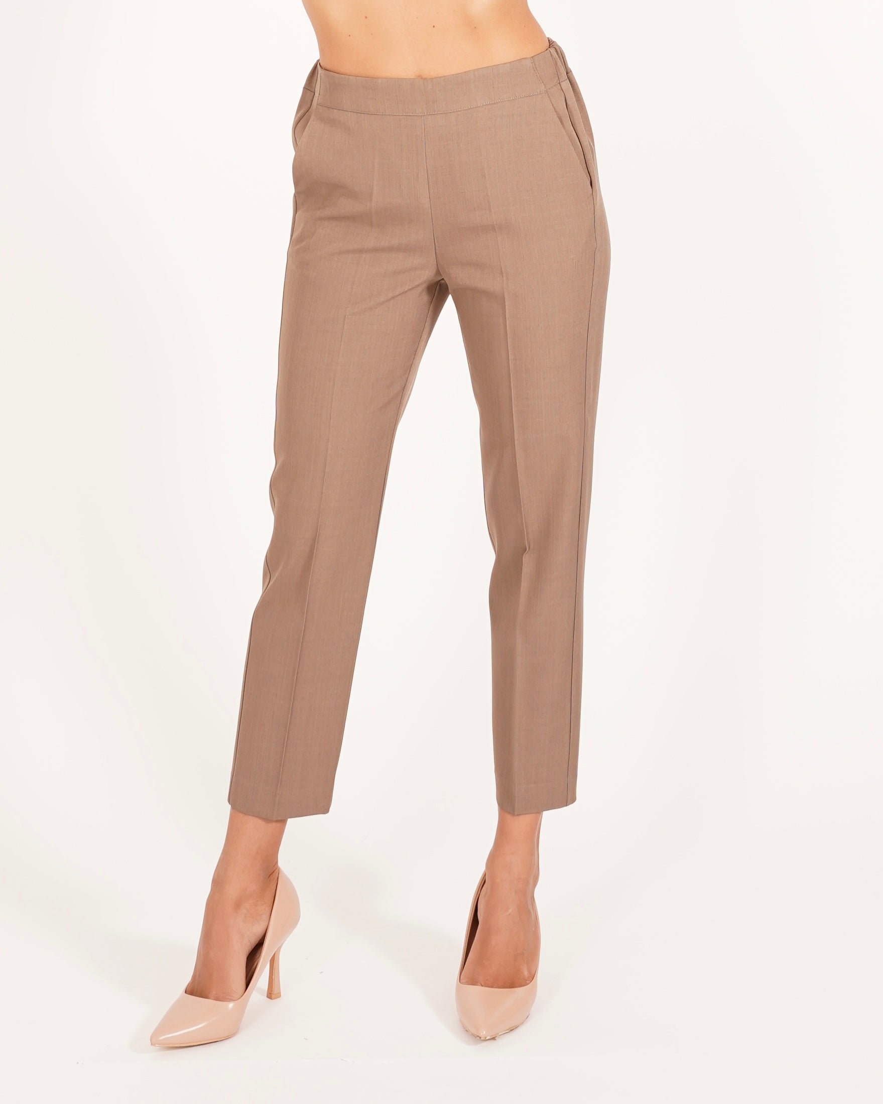Pantaloni slim fit in eco fibra - Judas