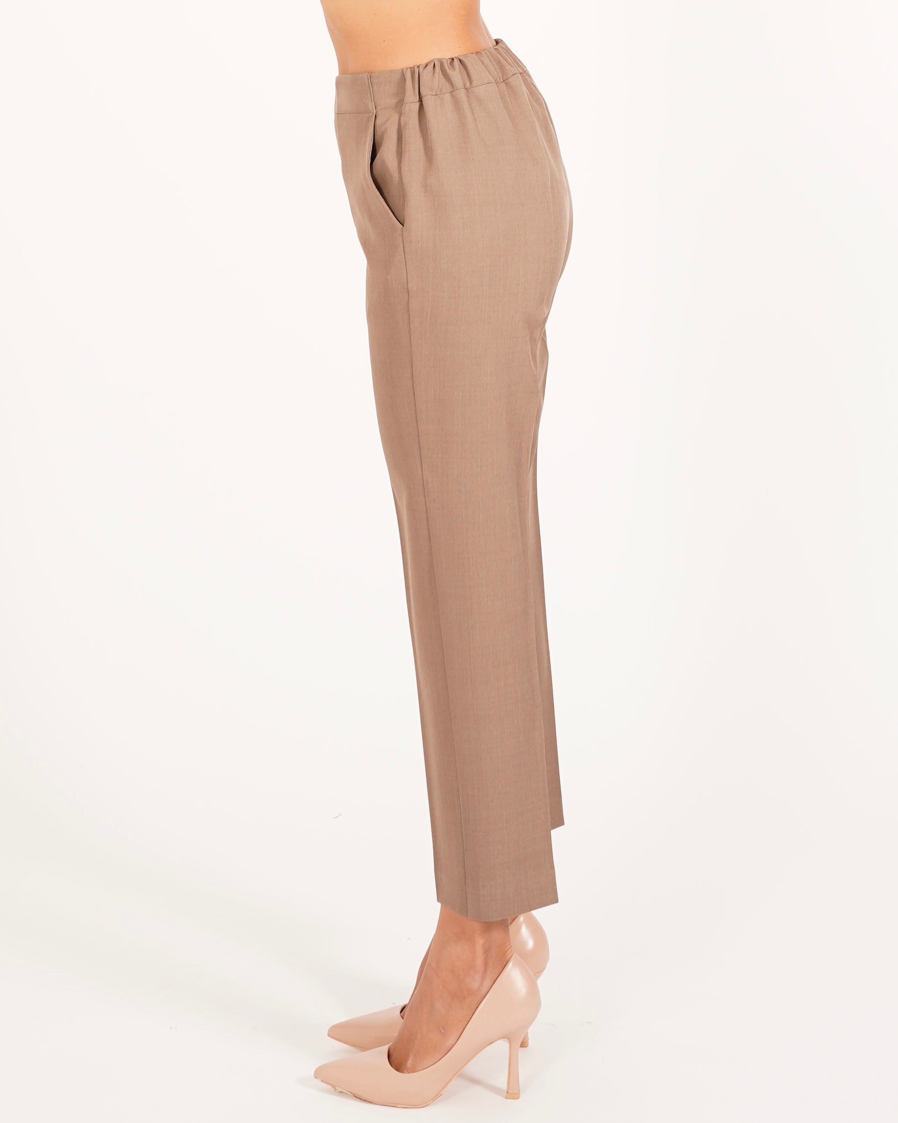 Pantaloni slim fit in eco fibra - Judas