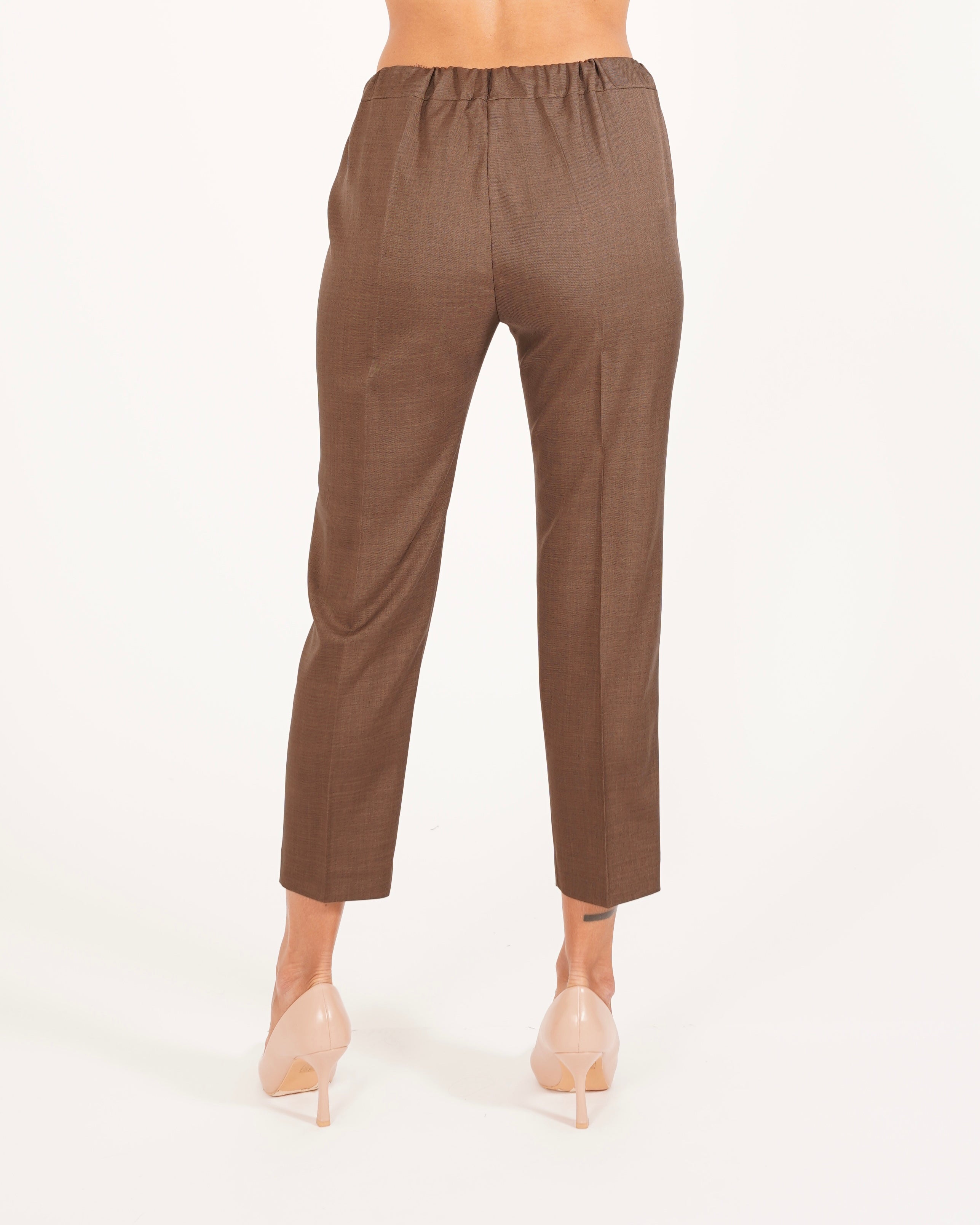 Pantaloni slim fit in eco fibra - Judas