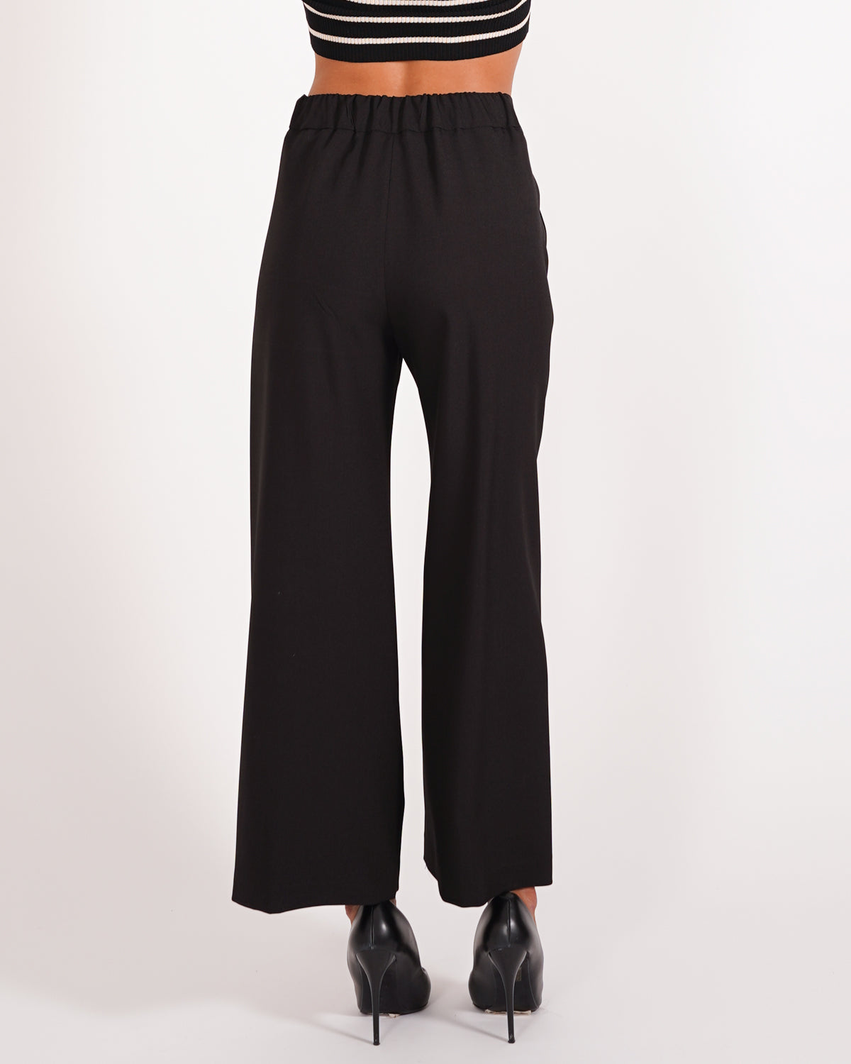 Pantaloni cropped in eco fibra - Manzano