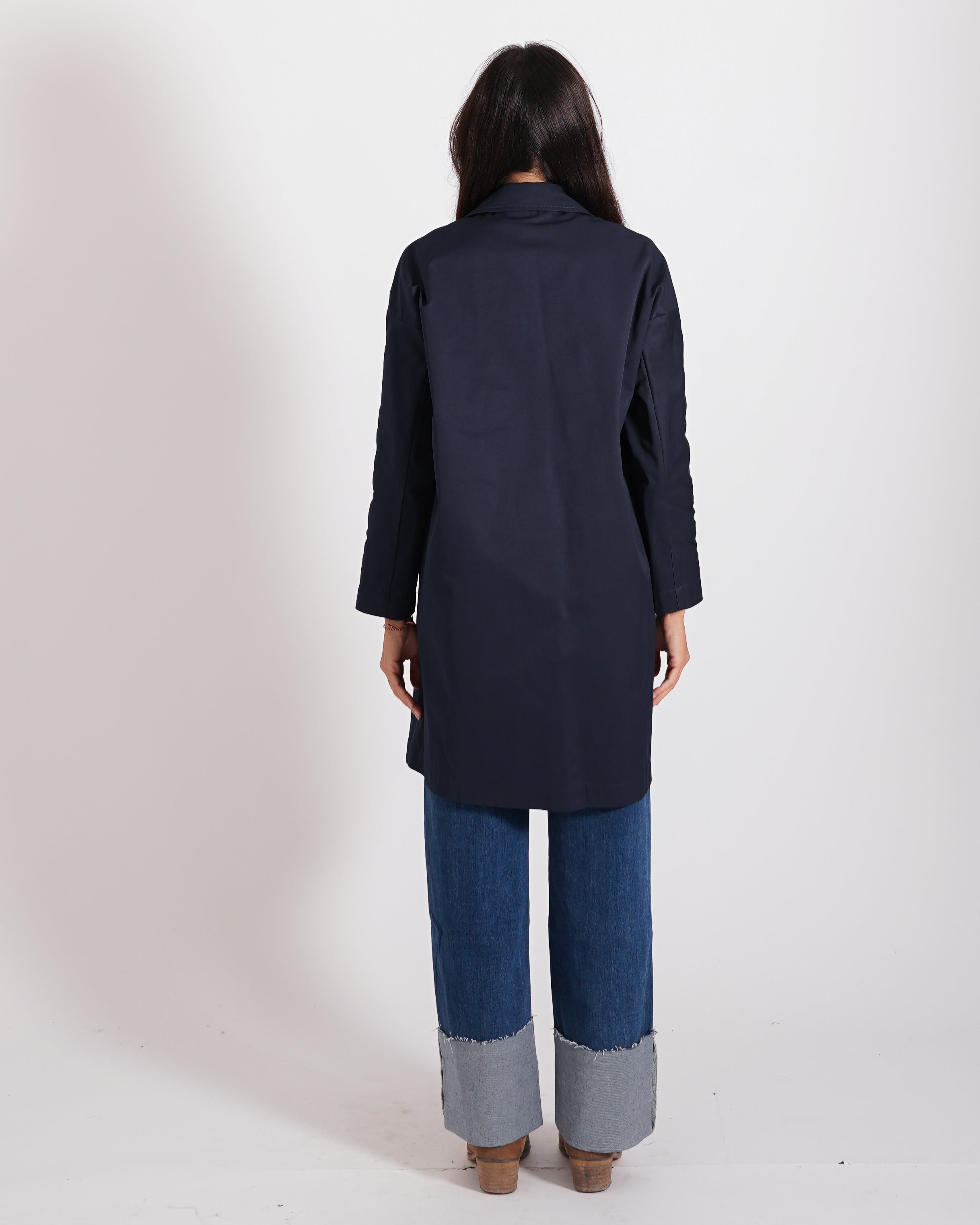 Trench doppiopetto con maniche raglan e tasche - Brocca