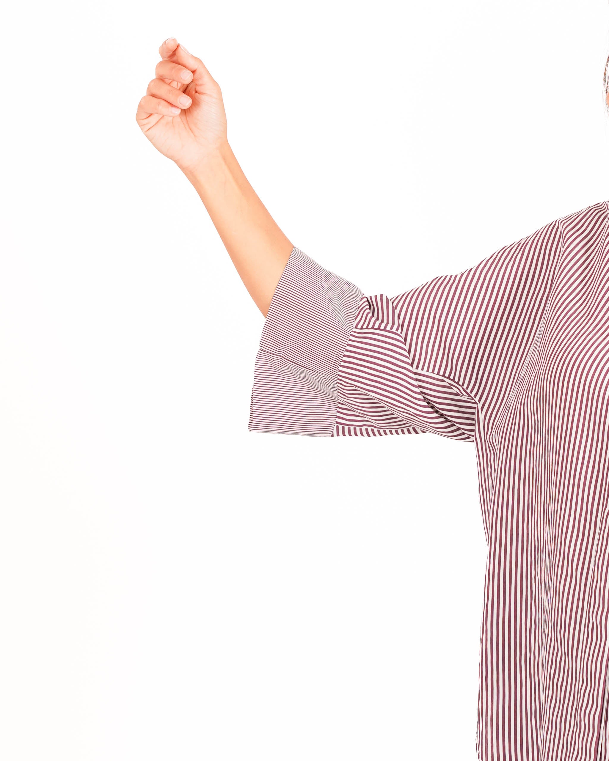 Camicia over rigata - Fausta
