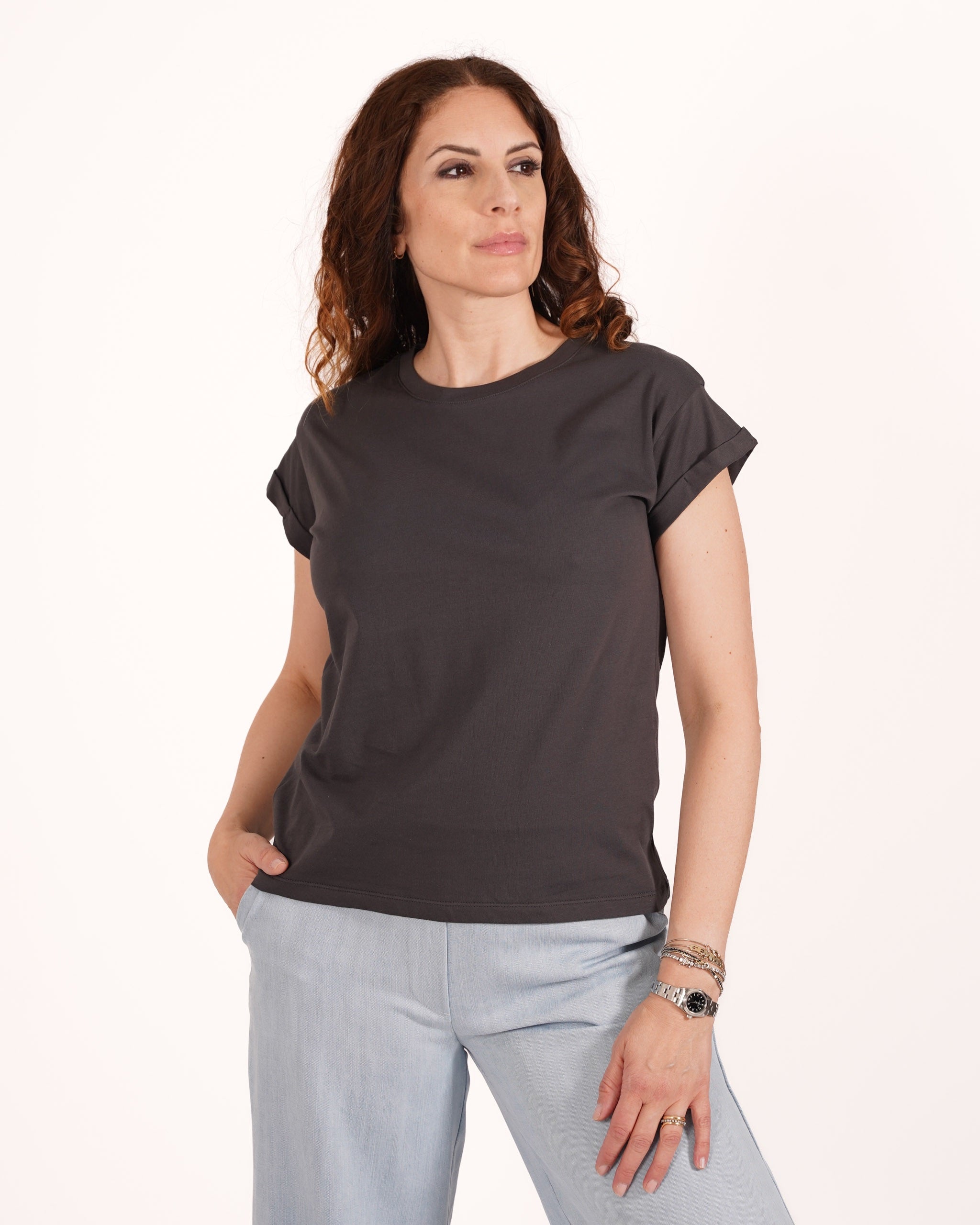 Shirt girocollo regular fit - Macigno