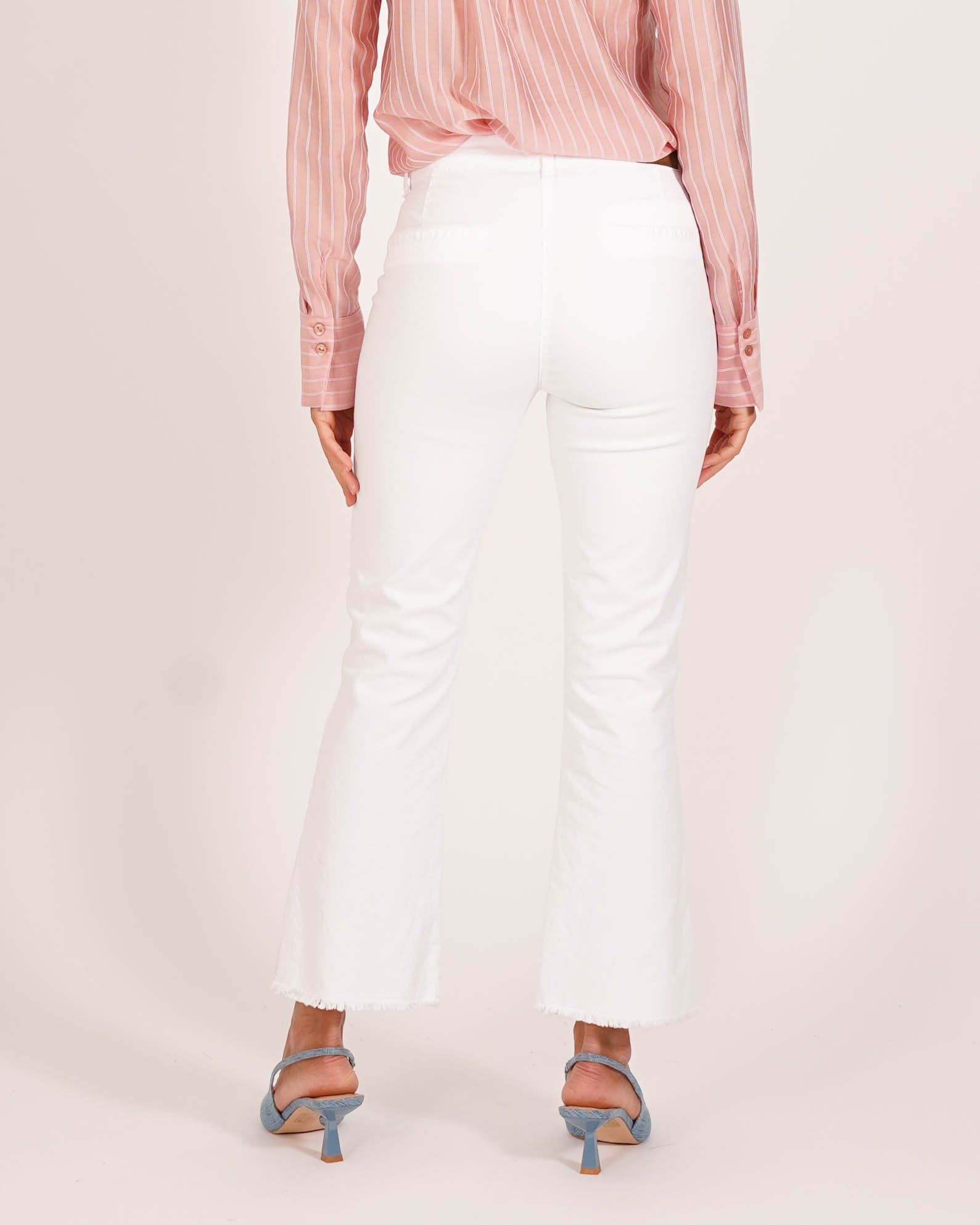 Pantalone stretch in drill color - Falchi - Hope Fashion