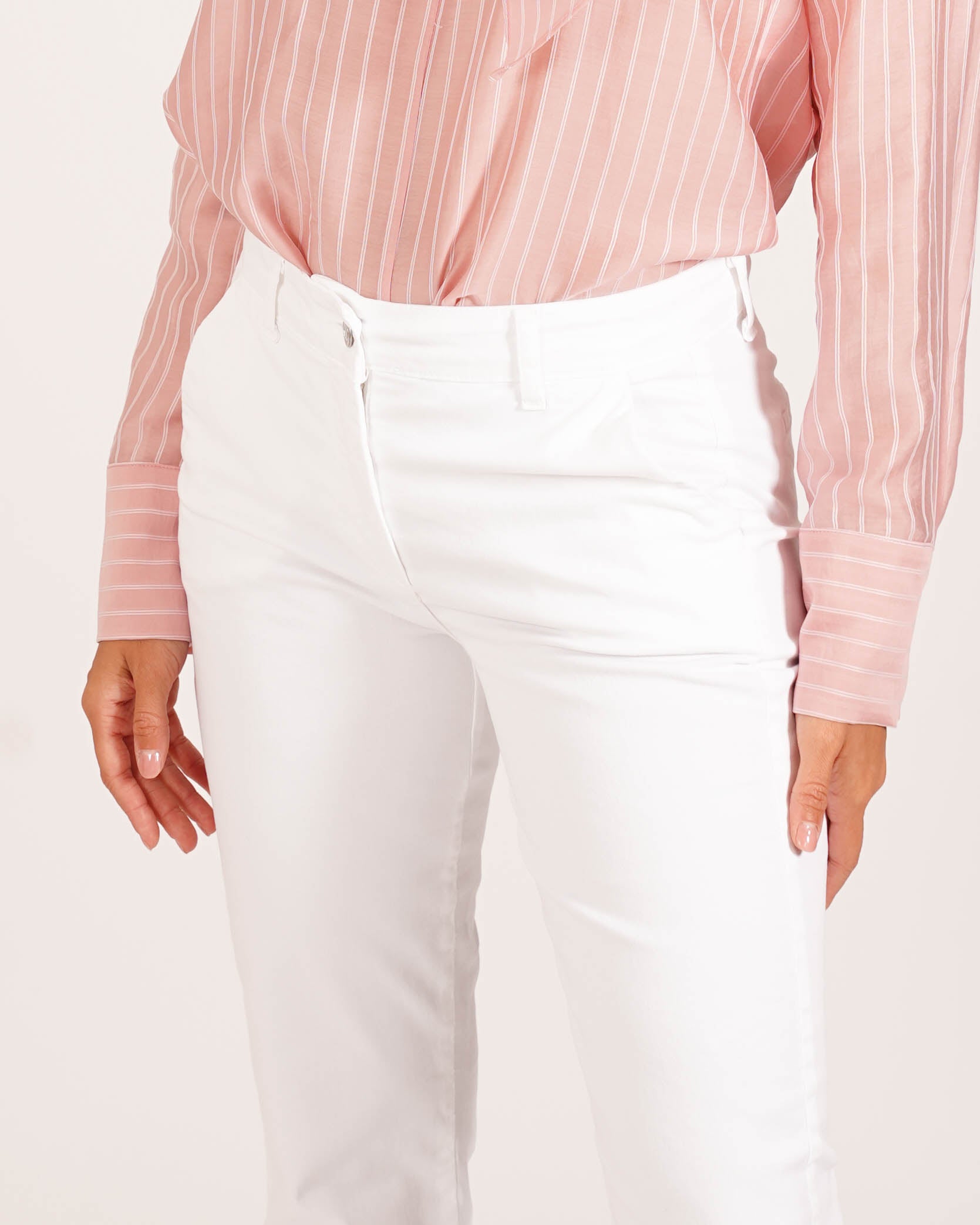 Pantalone stretch in drill color - Falchi - Hope Fashion