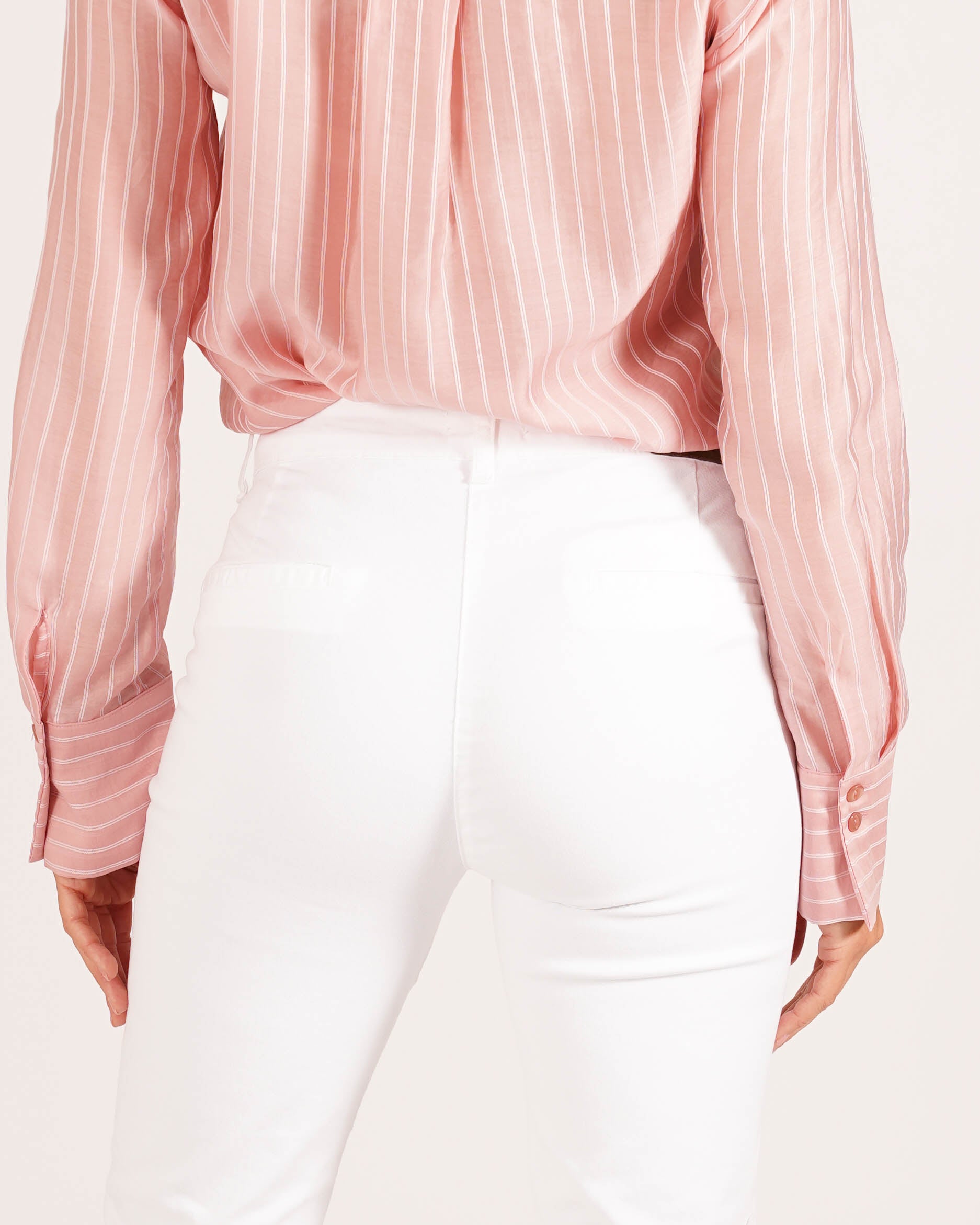 Pantalone stretch in drill color - Falchi - Hope Fashion