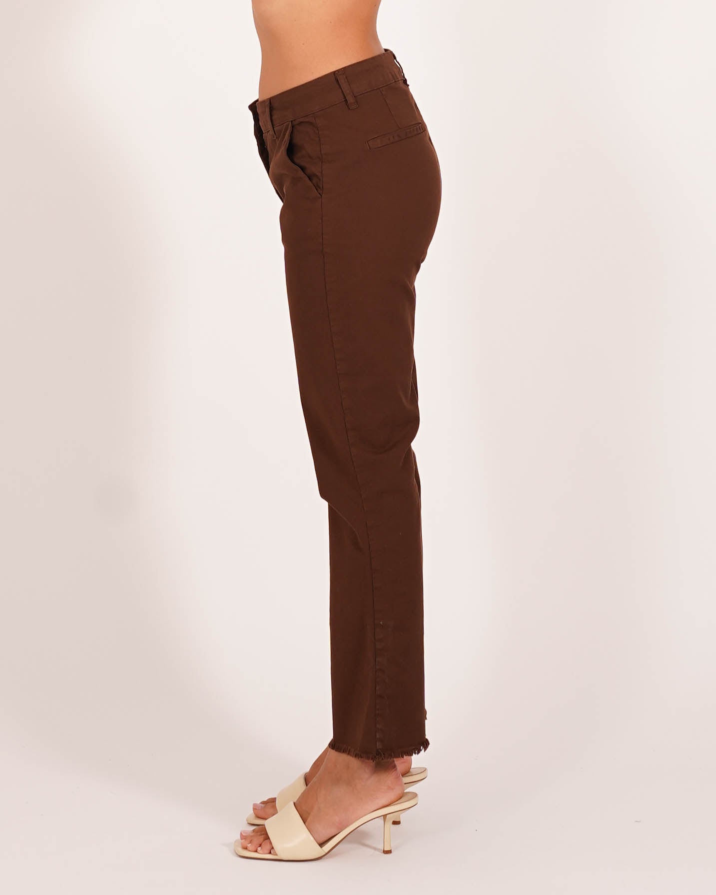 Pantalone stretch in drill color - Falchi - Hope Fashion