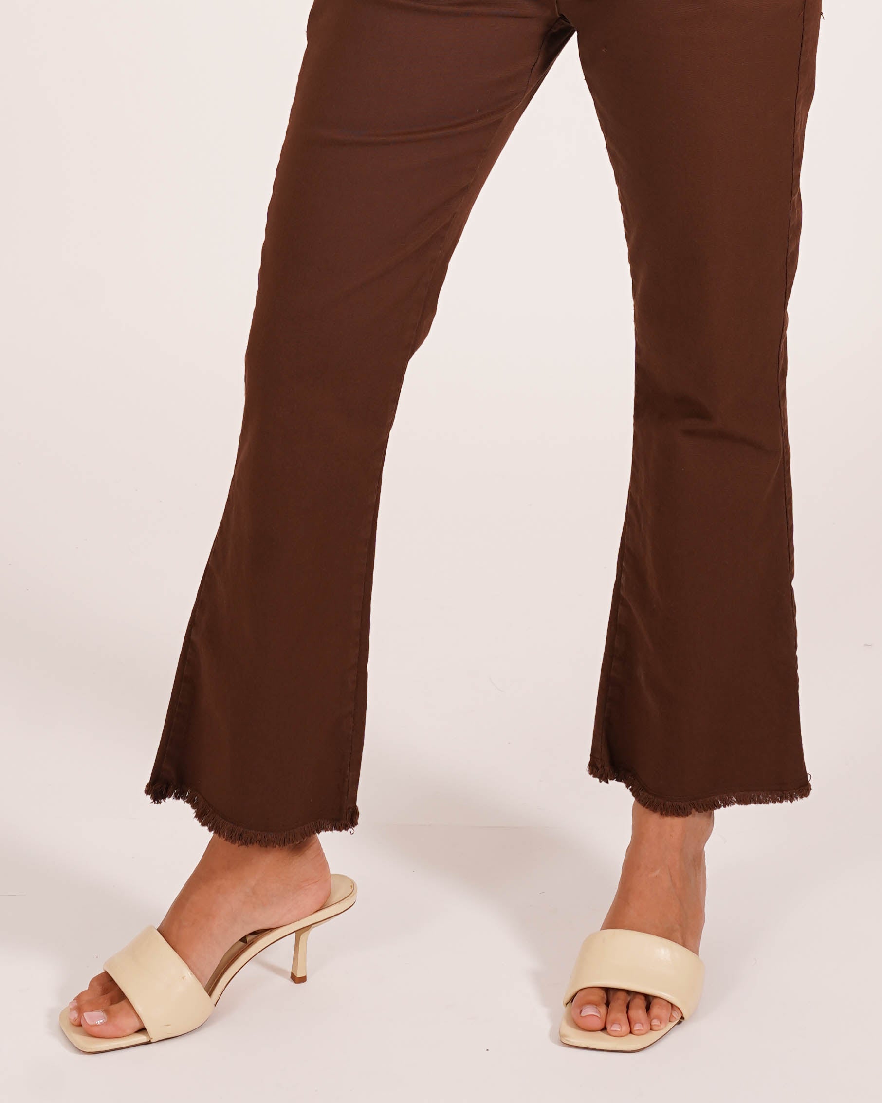 Pantalone stretch in drill color - Falchi - Hope Fashion