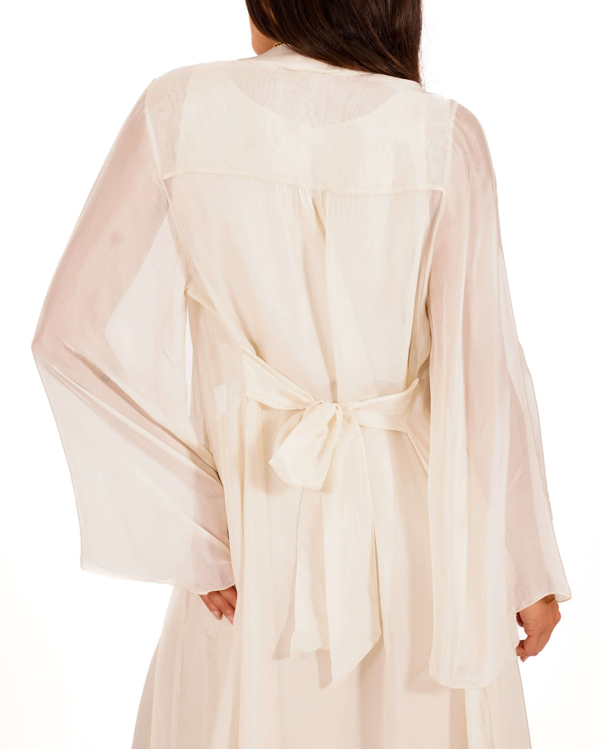 Kimono lungo in misto seta - Miranda