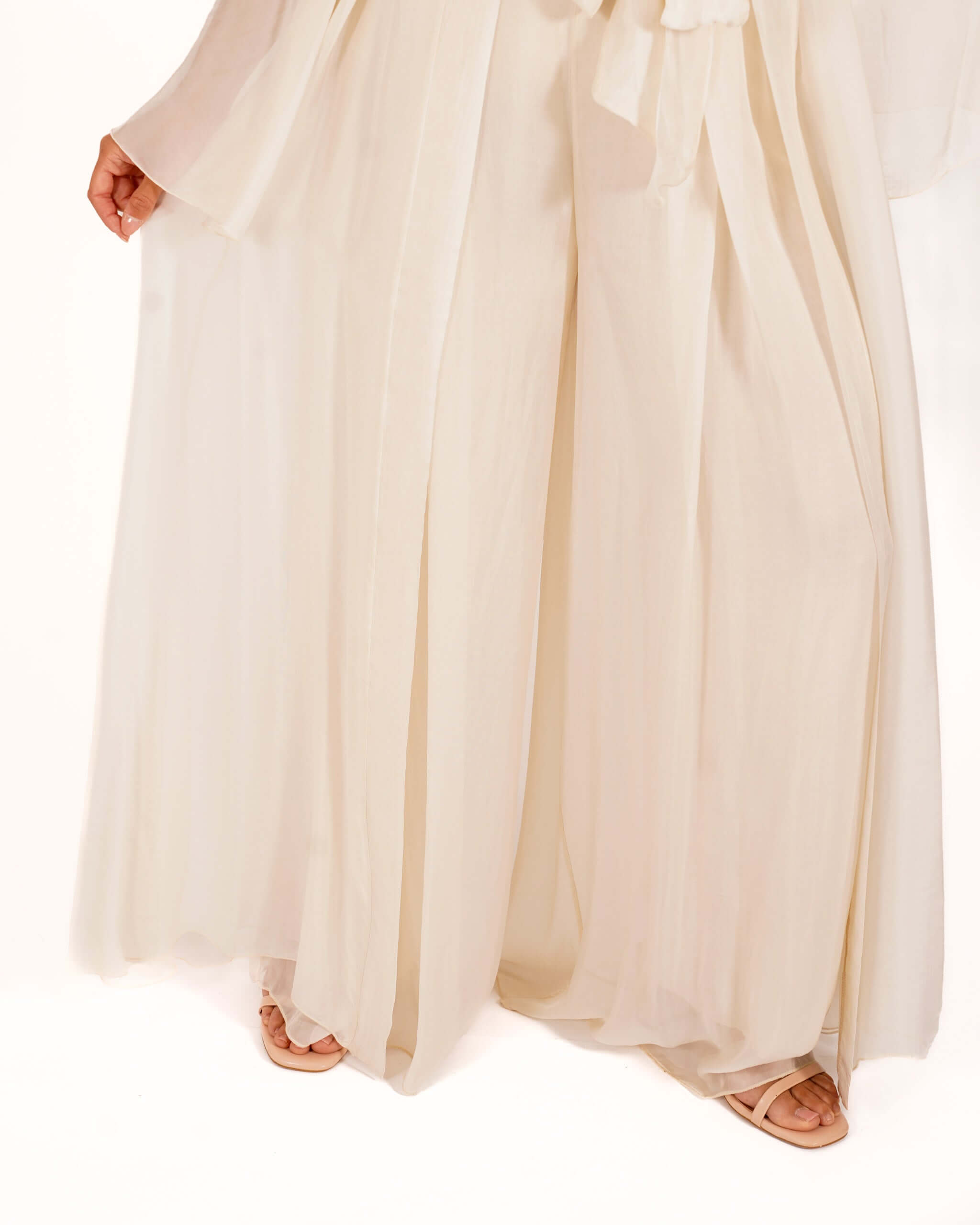 Kimono lungo in misto seta - Miranda