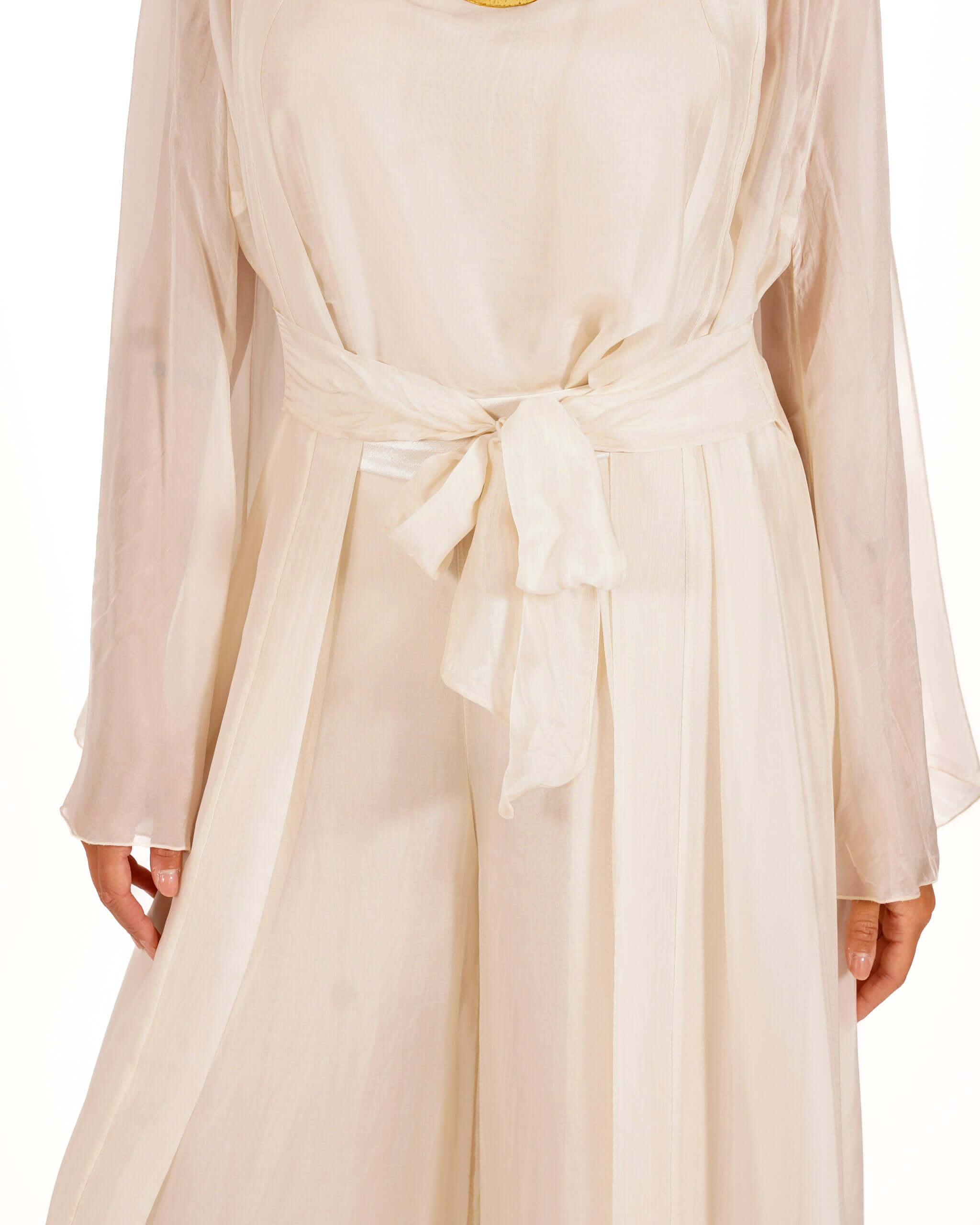 Kimono lungo in misto seta - Miranda