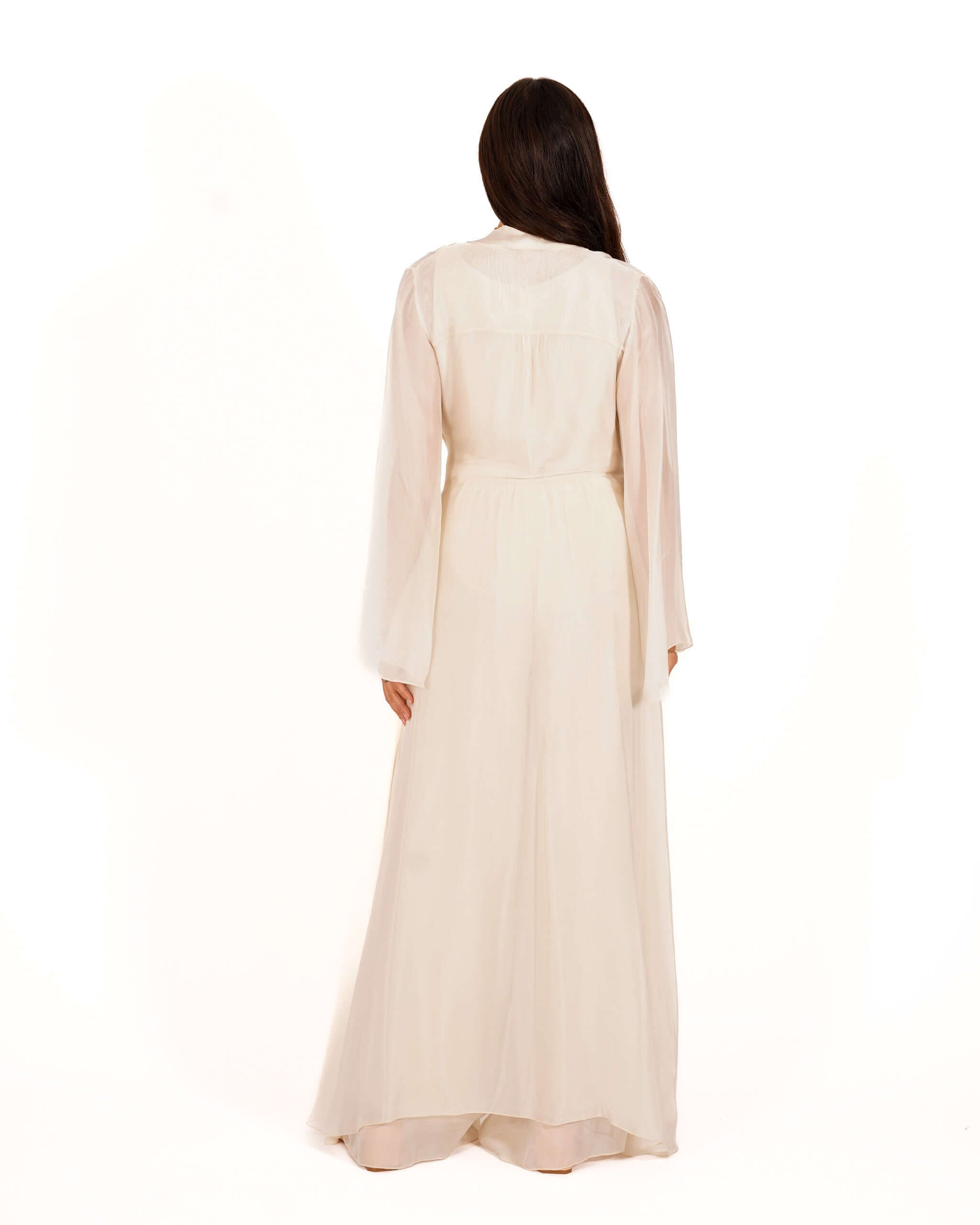 Kimono lungo in misto seta - Miranda
