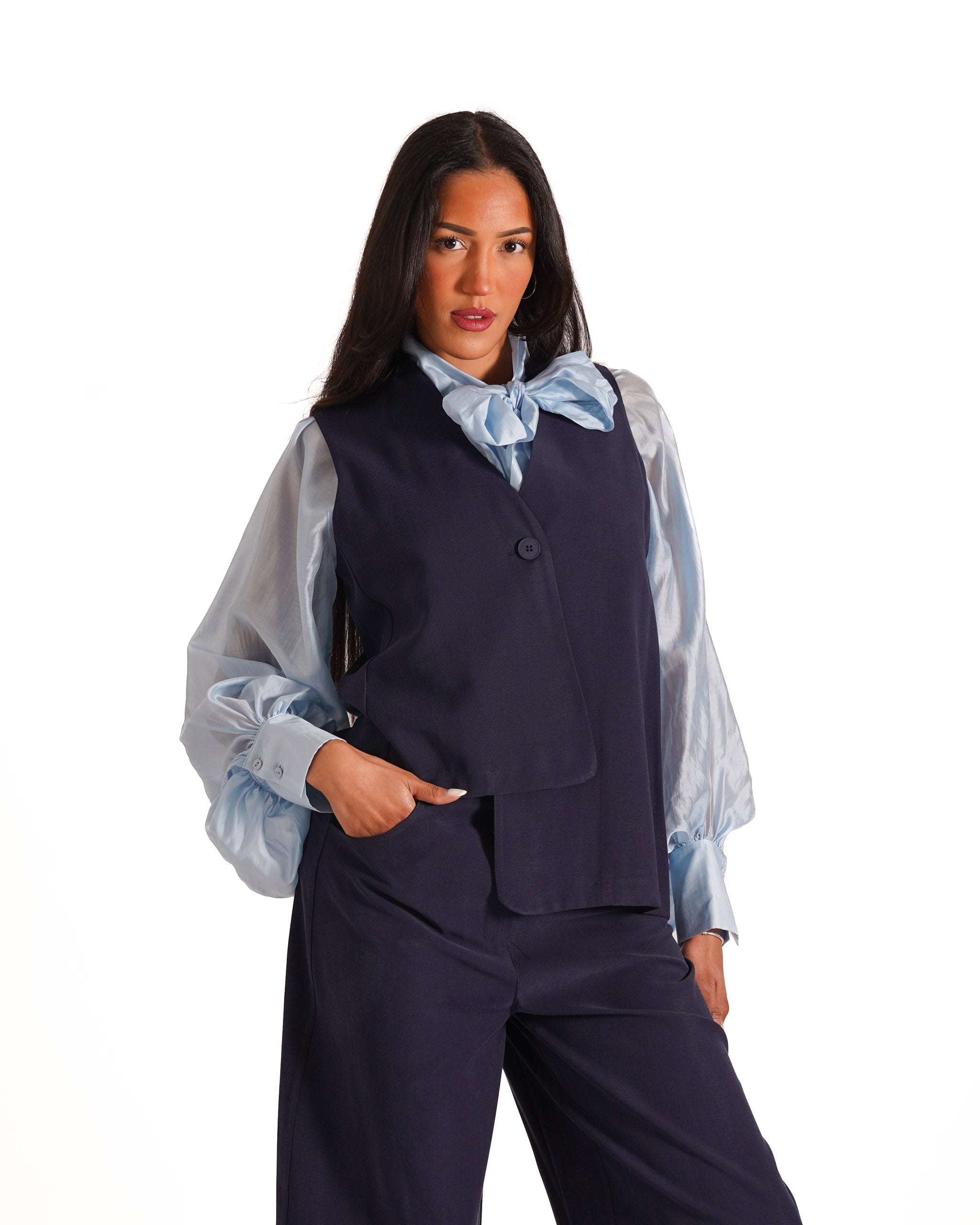 Gilet asimmetrico monopetto - Raimonda