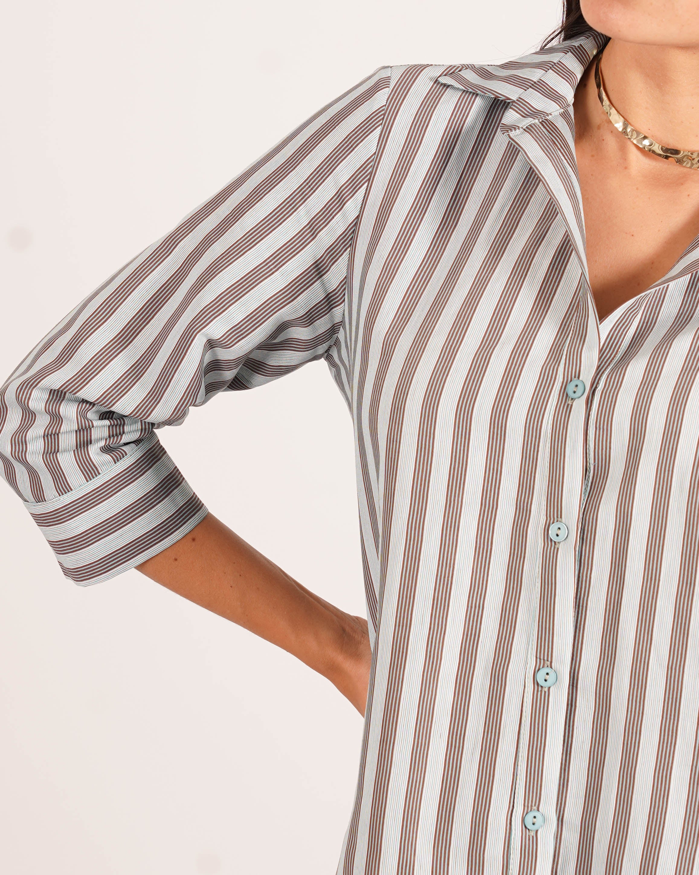 Camicia slim fit in cotone - Vorbek