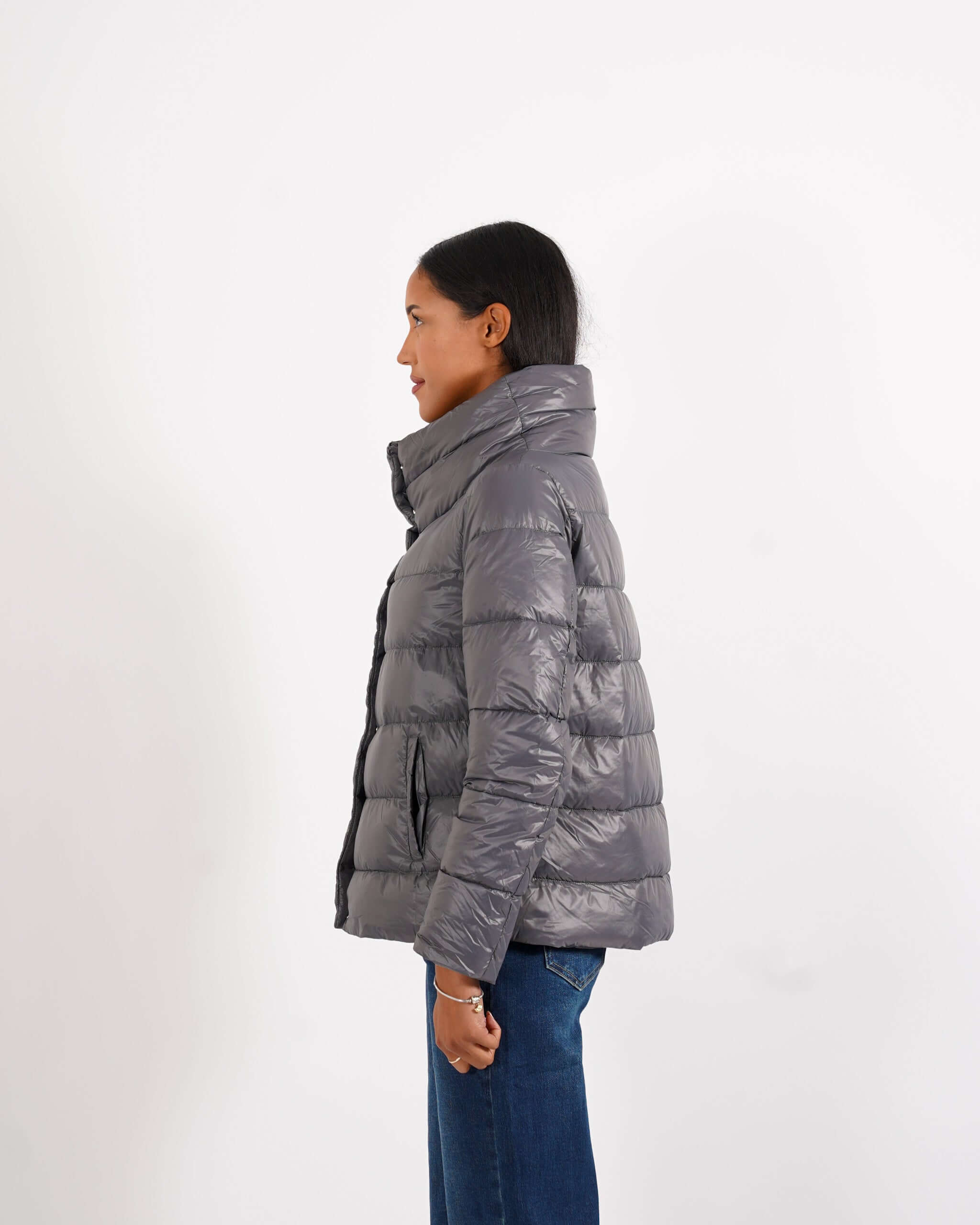 Piumino corto con collo alto - Asmara - Hope Fashion