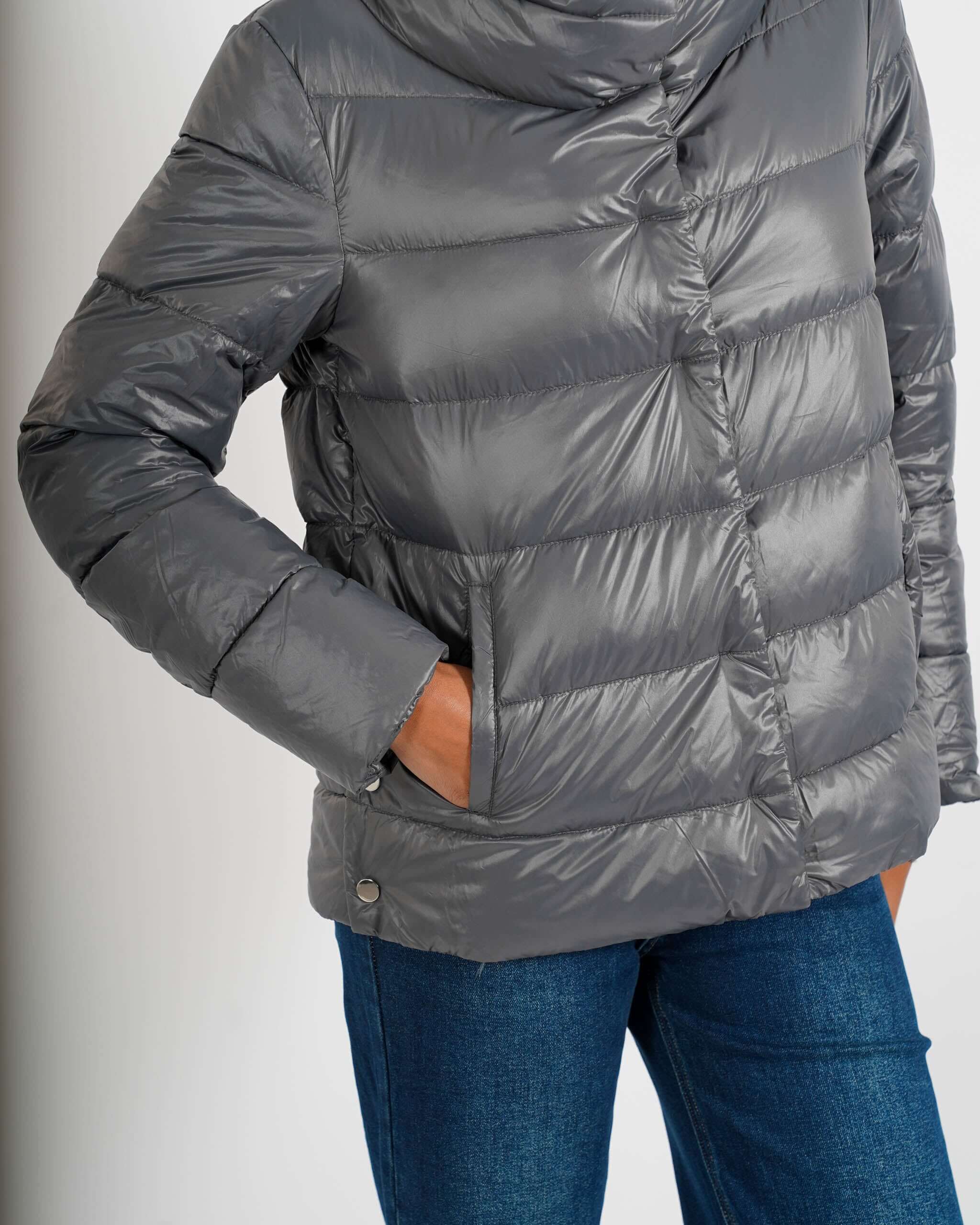 Piumino corto con collo alto - Asmara - Hope Fashion