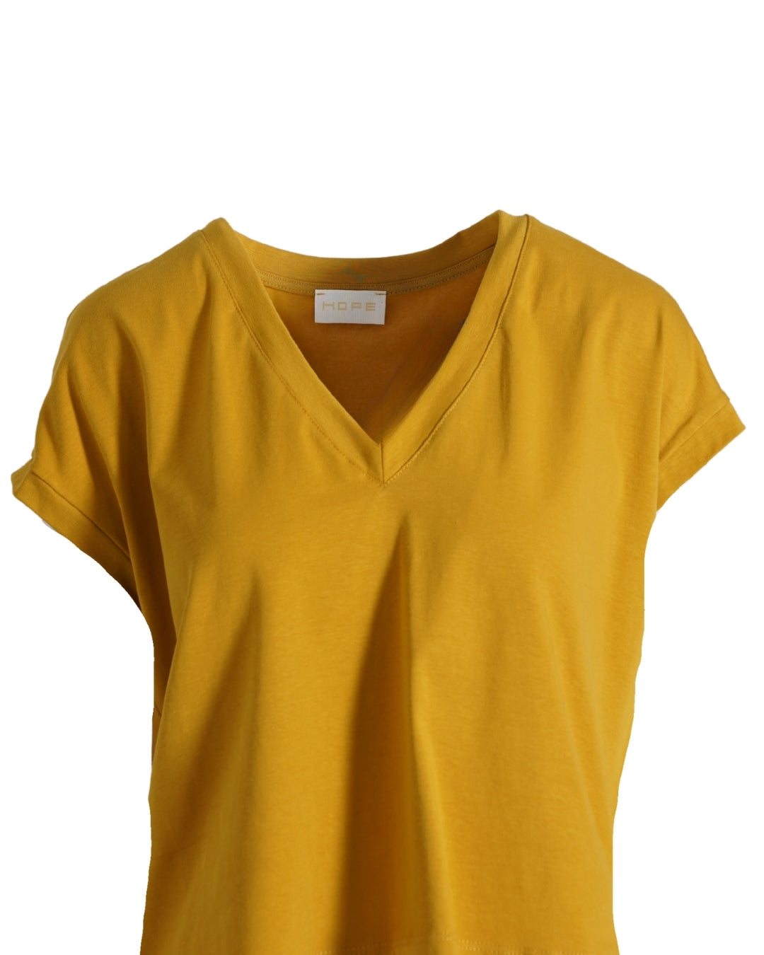 Shirt scollo a v con vestibilità regular in cotone - Costanza
