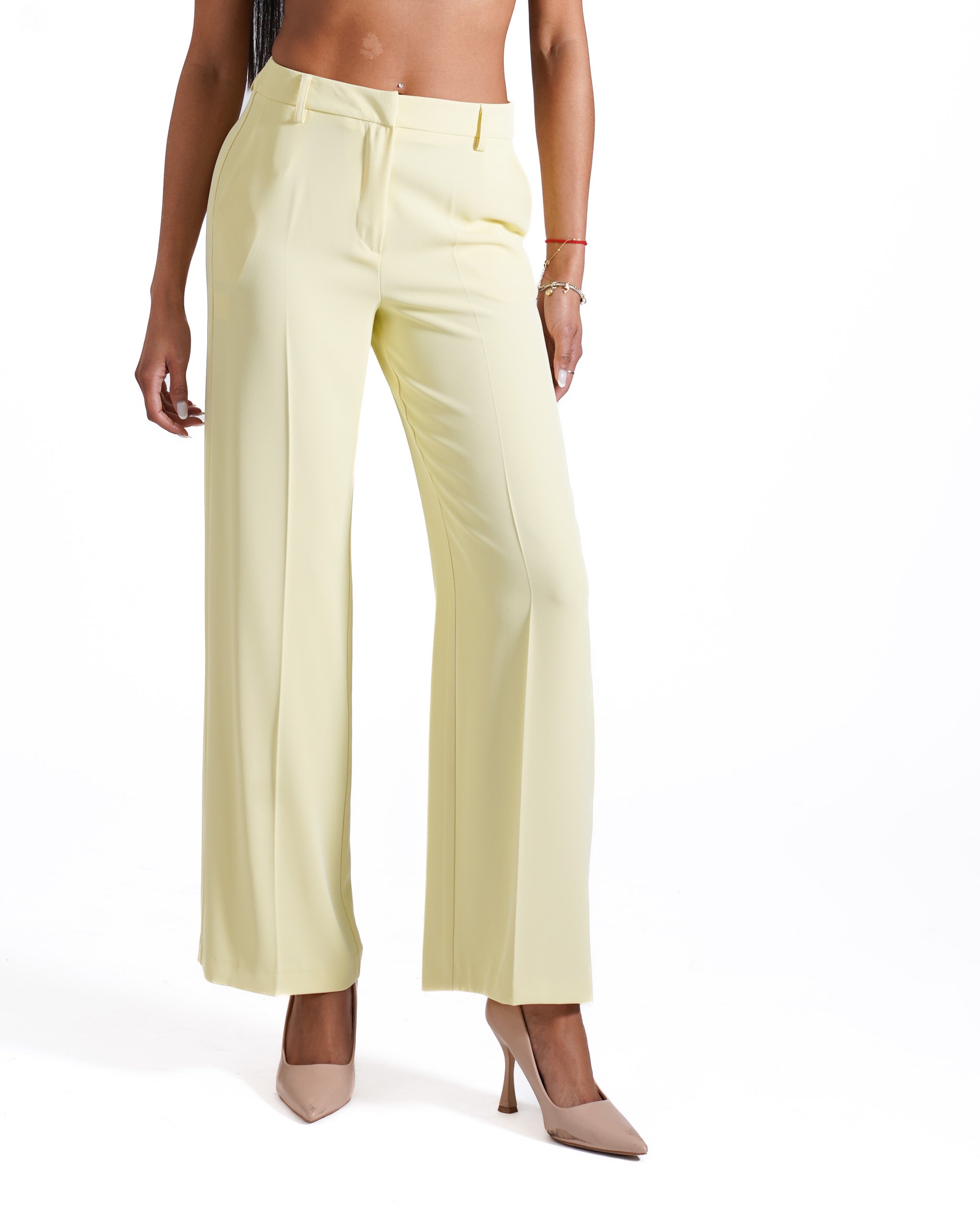 Pantaloni in tessuto fluido gamba larga - Sulmona
