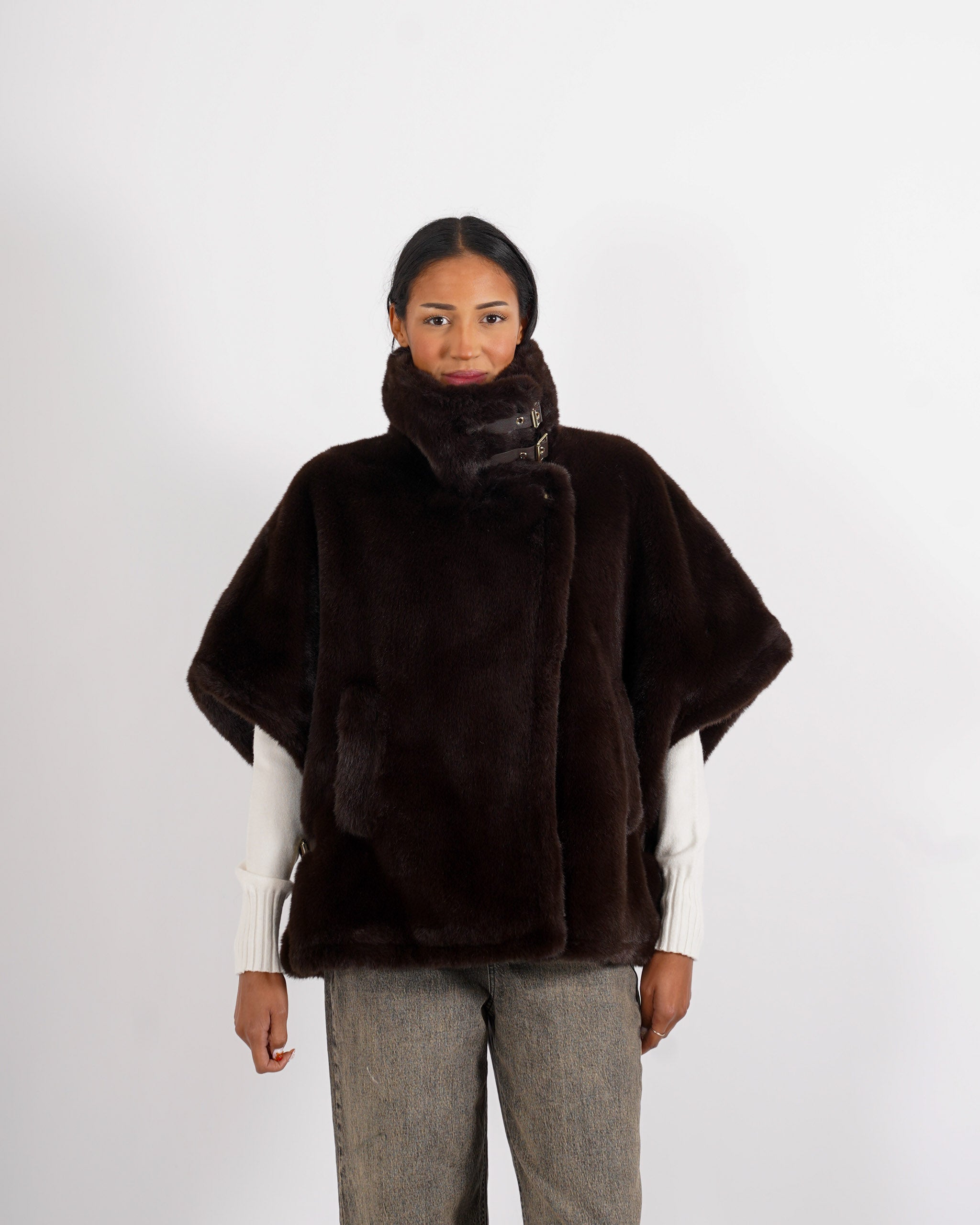 Gilet in eco fur - Palude
