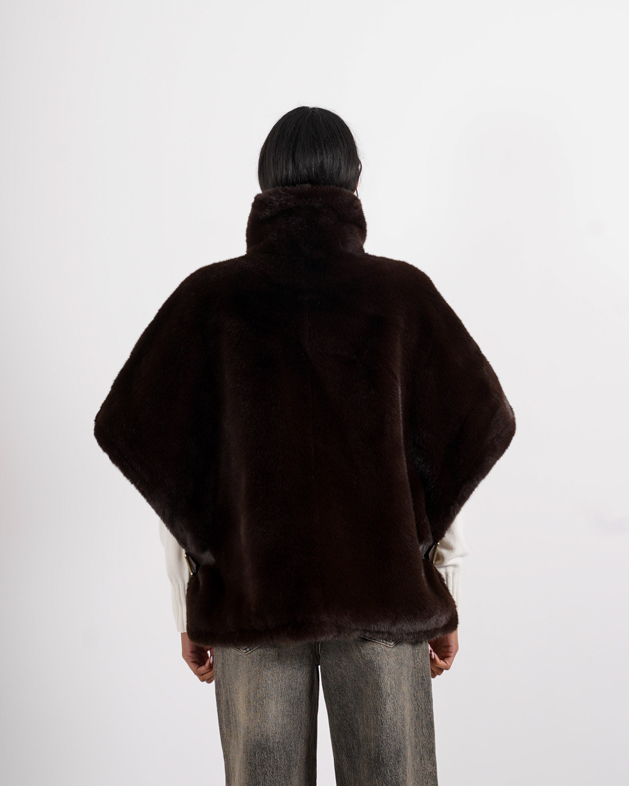 Gilet in eco fur - Palude