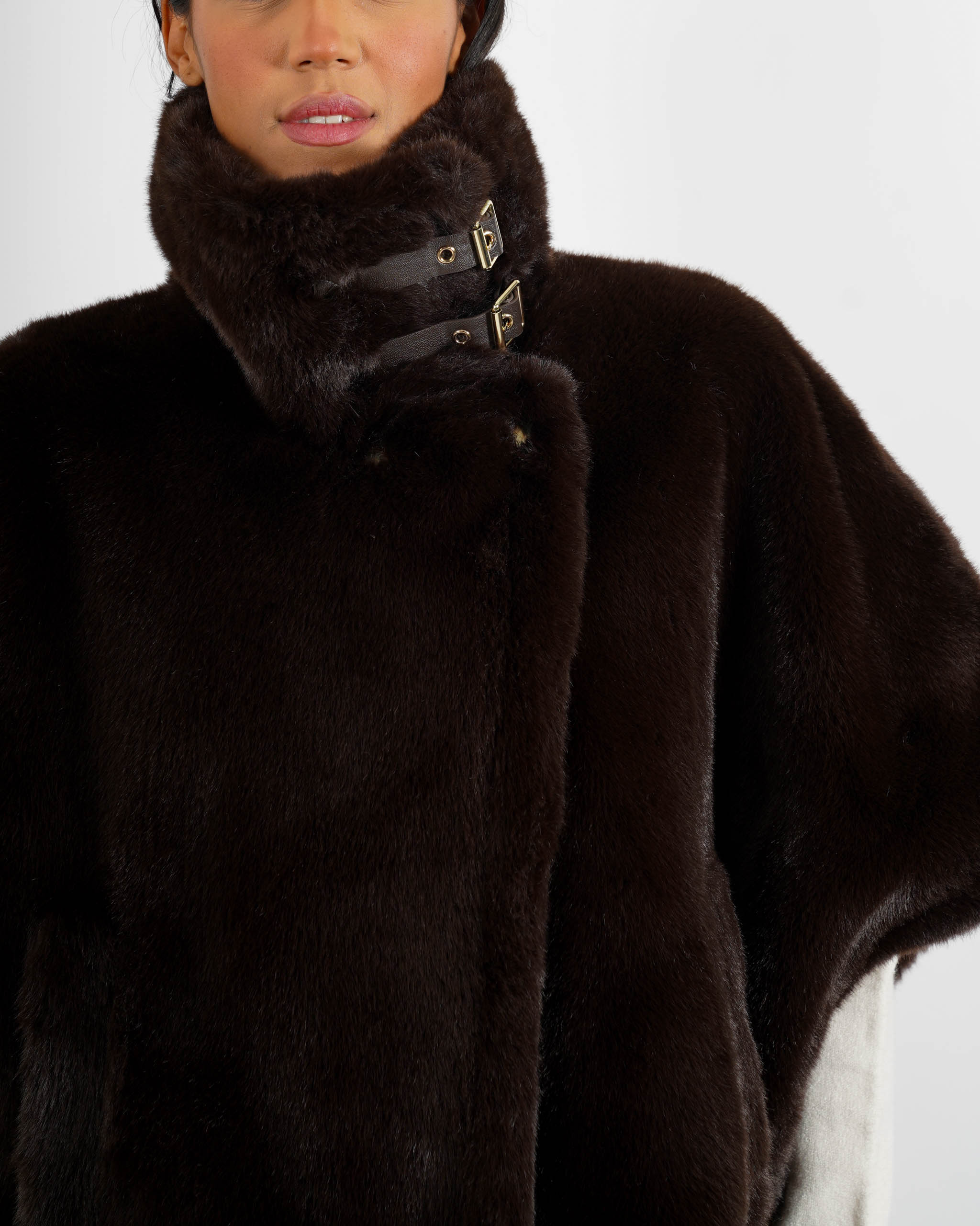 Gilet in eco fur - Palude