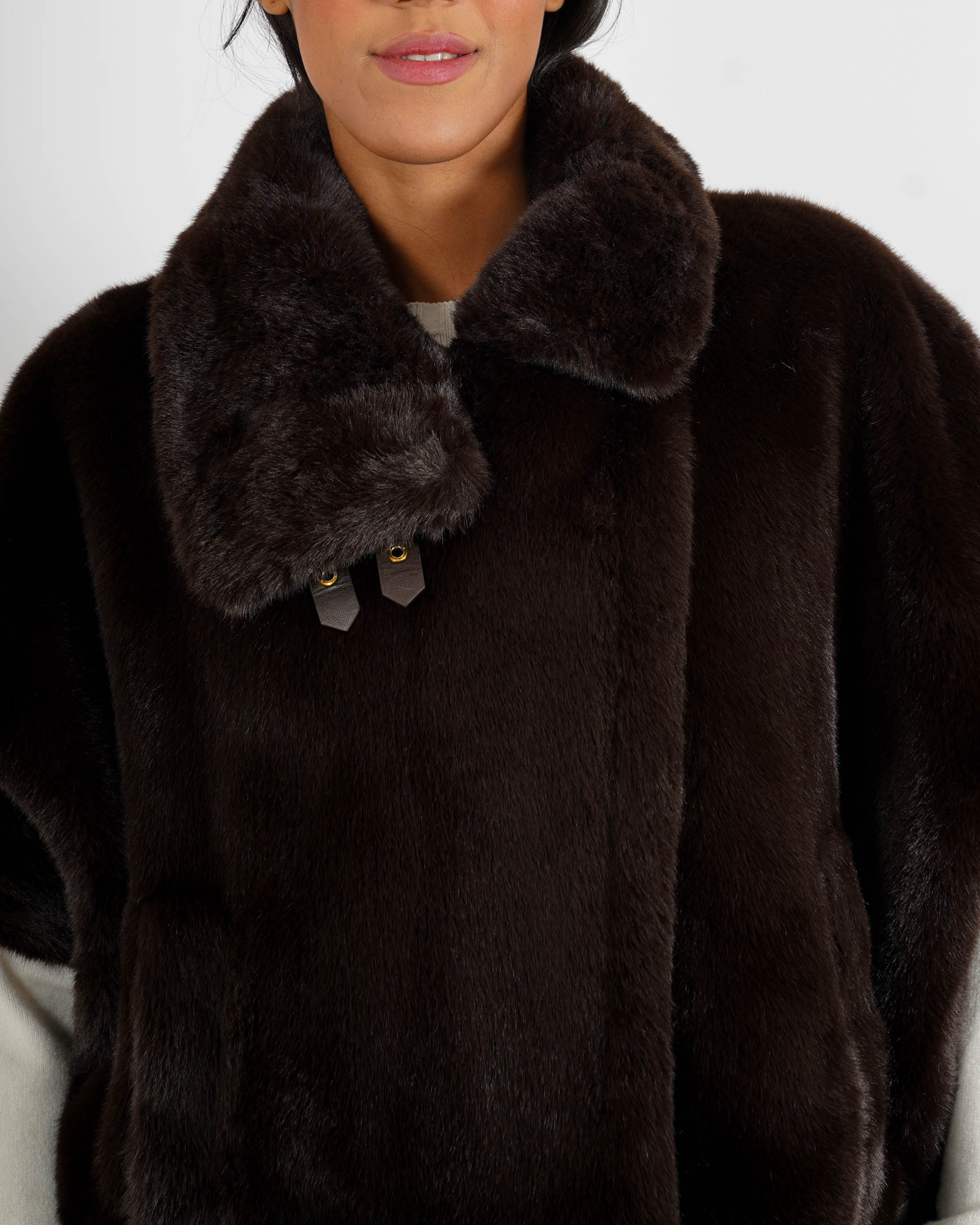 Gilet in eco fur - Palude
