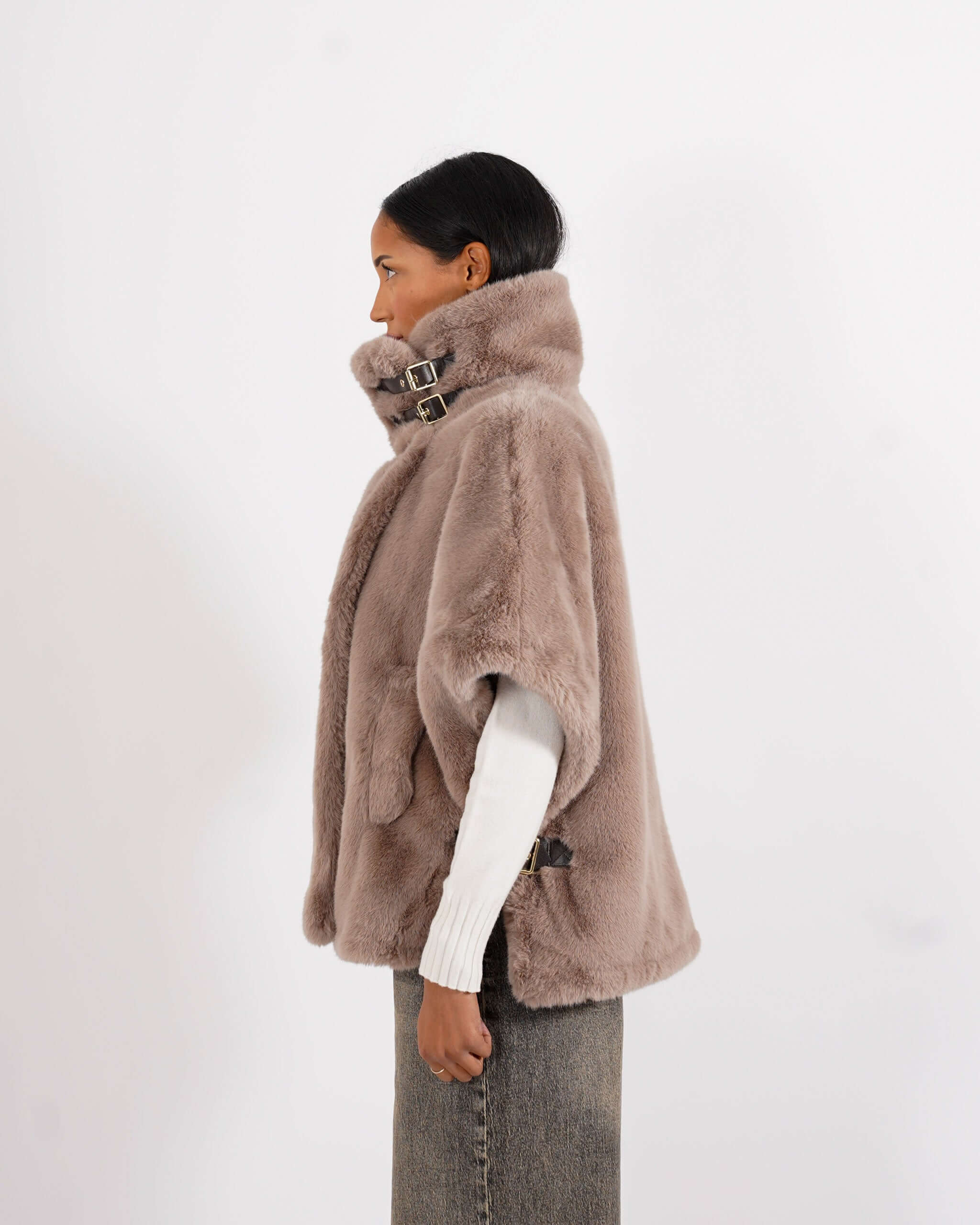 Gilet in eco fur - Palude - Hope Fashion