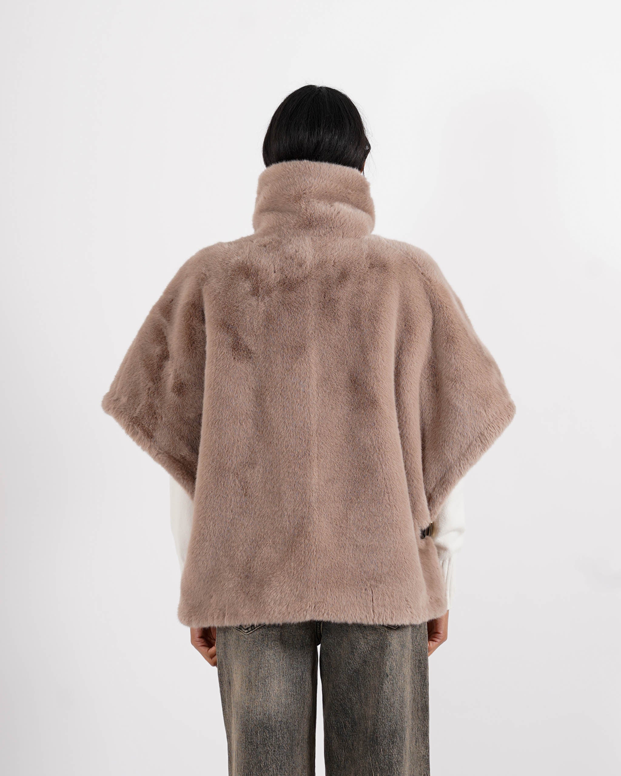 Gilet in eco fur - Palude