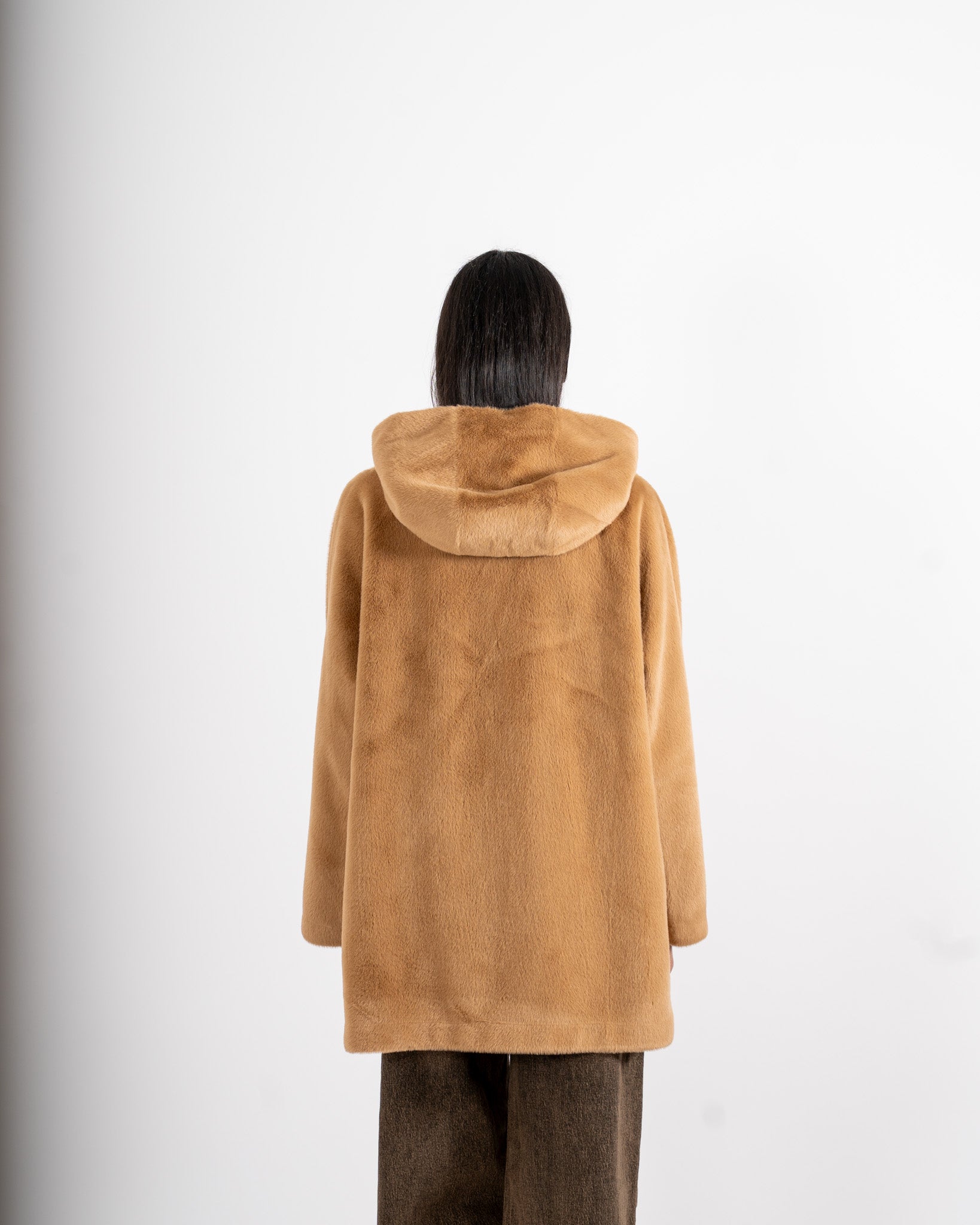 Ecomontone reversibile con cappuccio e tasche - Melma