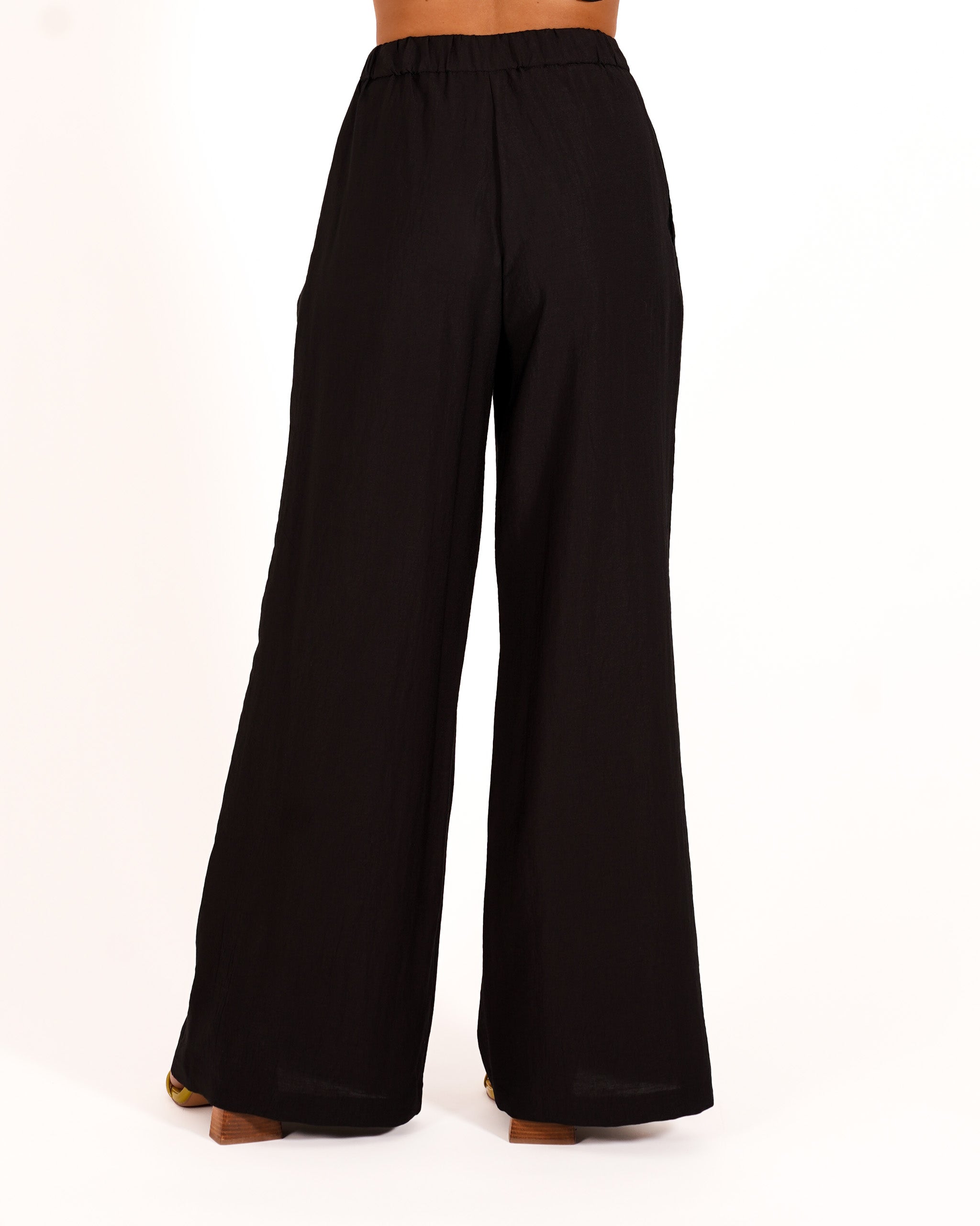 Coordinato gilet e pantaloni in ecofibra - Layla
