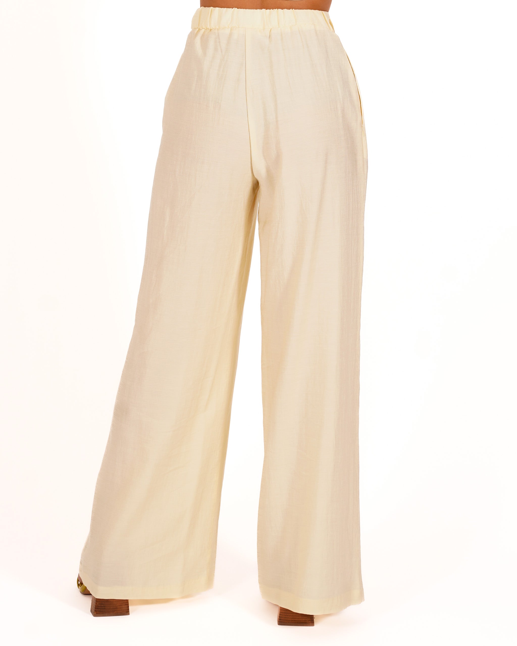Coordinato gilet e pantaloni in ecofibra - Layla
