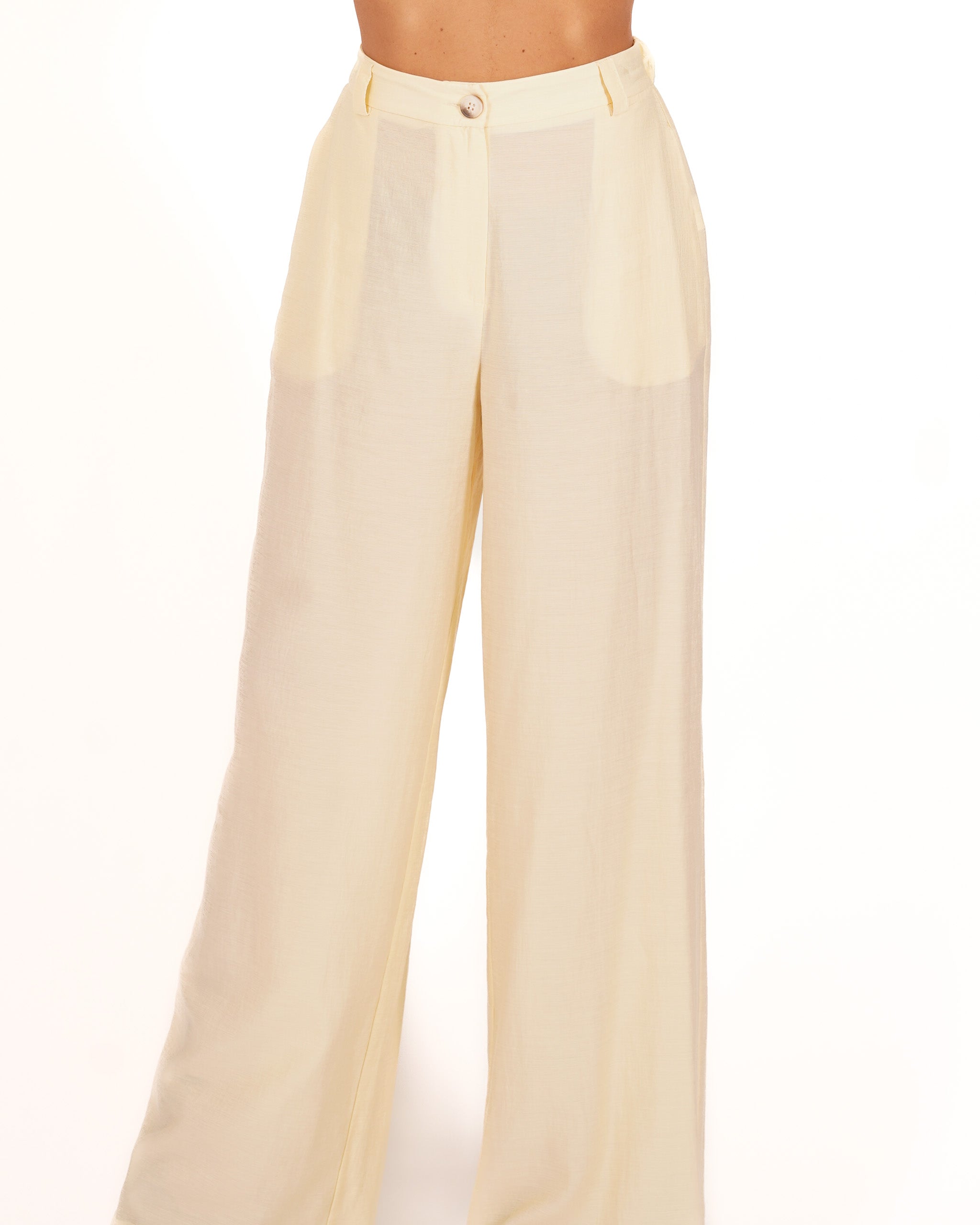 Coordinato gilet e pantaloni in ecofibra - Layla