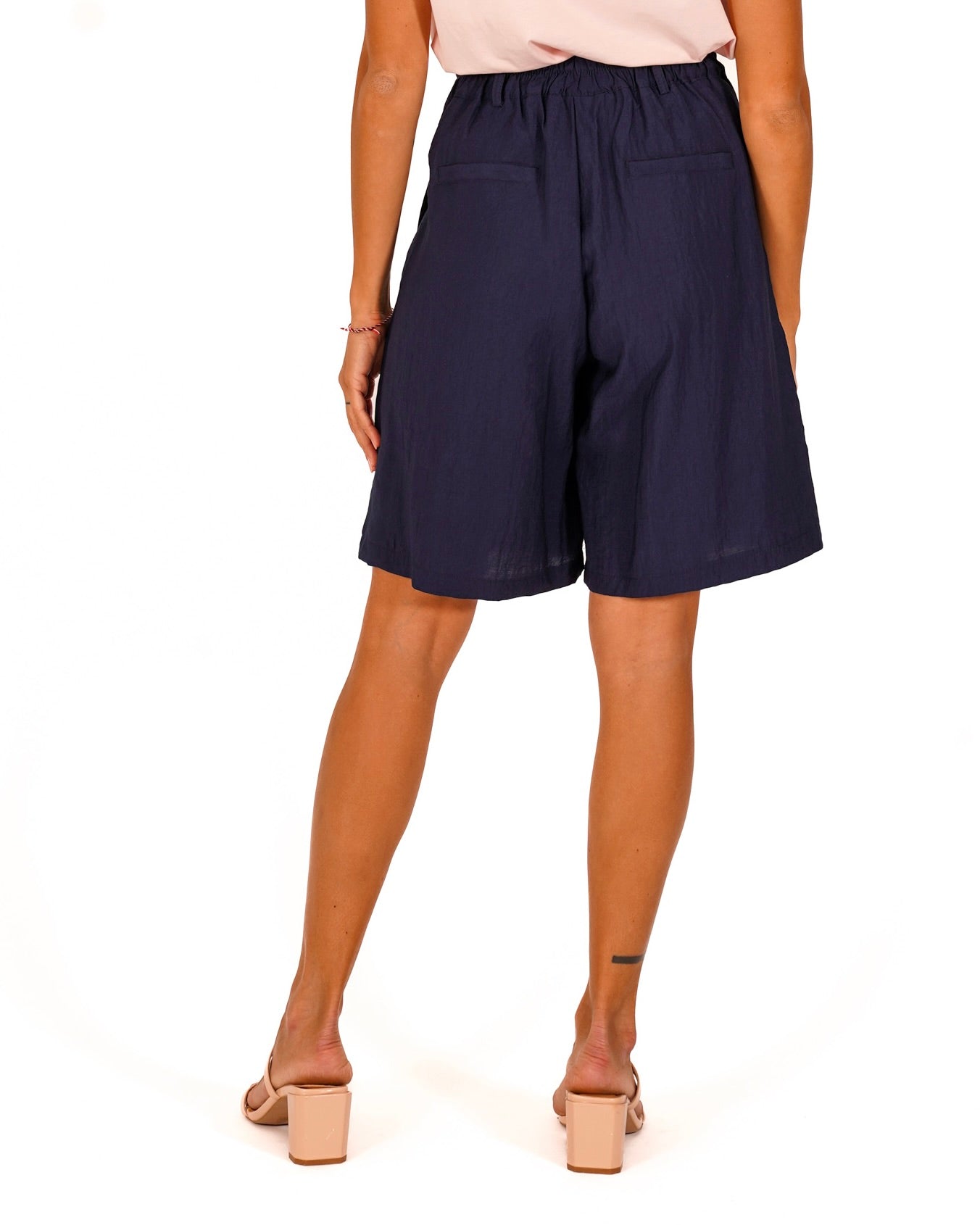 Bermuda con tasche in mano cotone - Iridea
