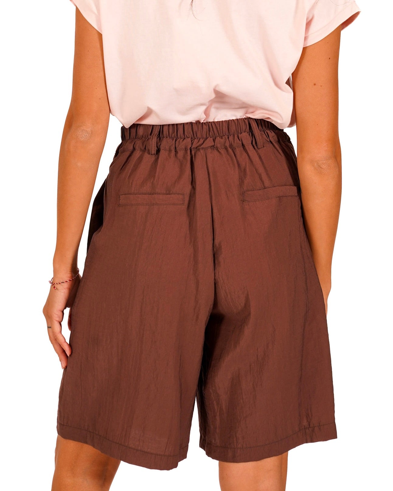 Bermuda con tasche in mano cotone - Iridea