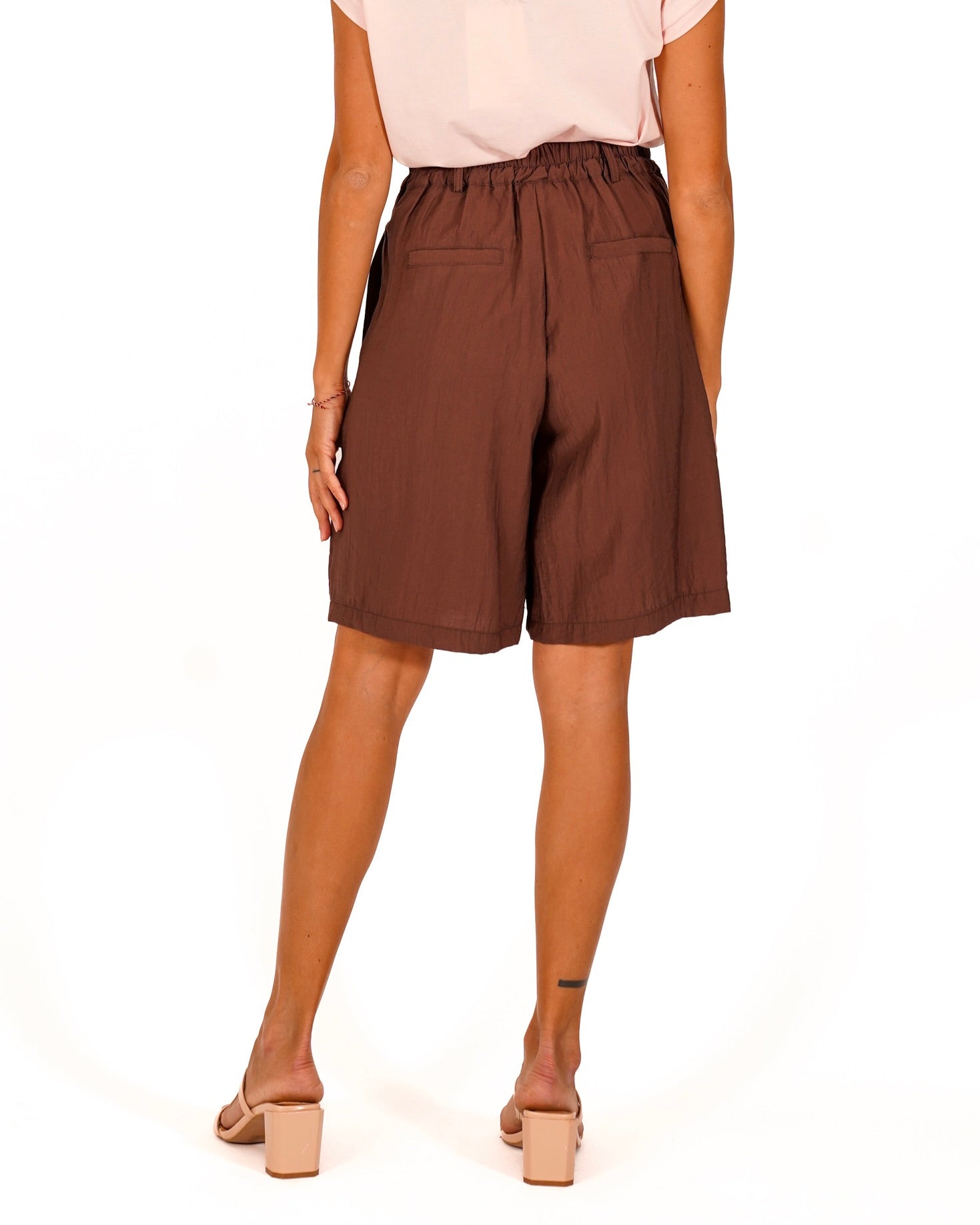 Bermuda con tasche in mano cotone - Iridea