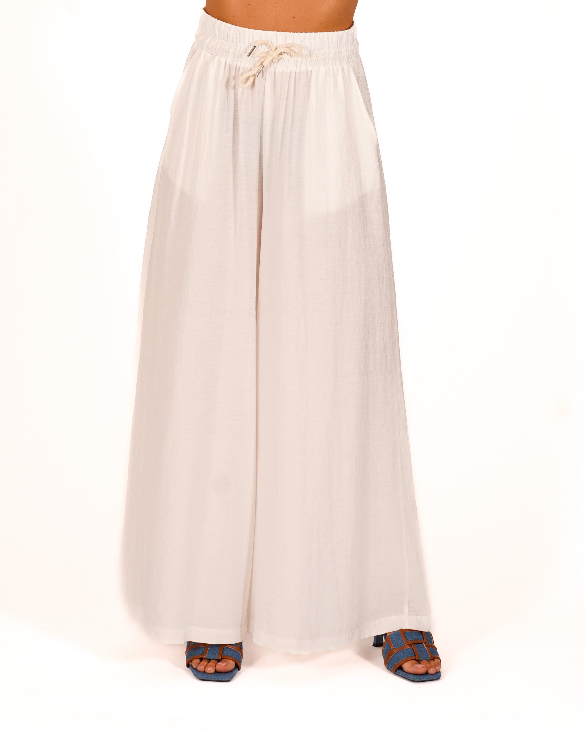 Pantaloni con coulisse e tasche - Kisha
