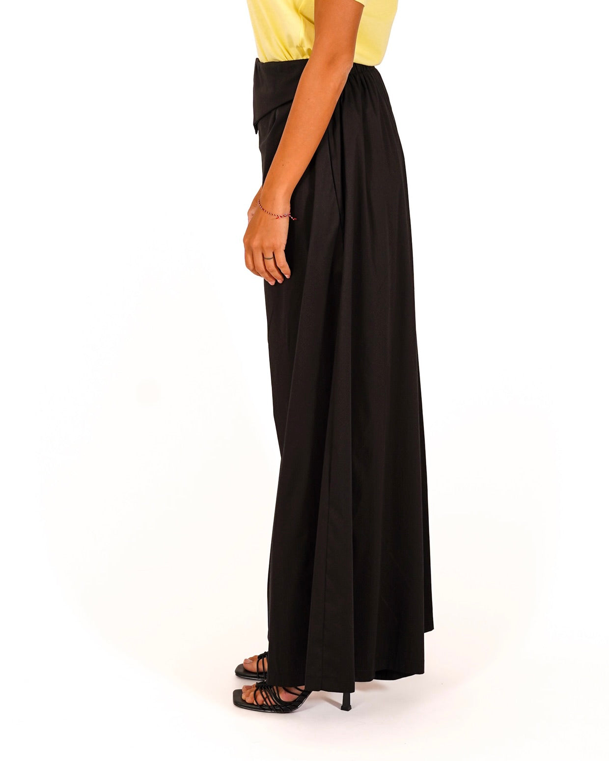 Pantaloni con baschina e tasche in cotone - Yvette