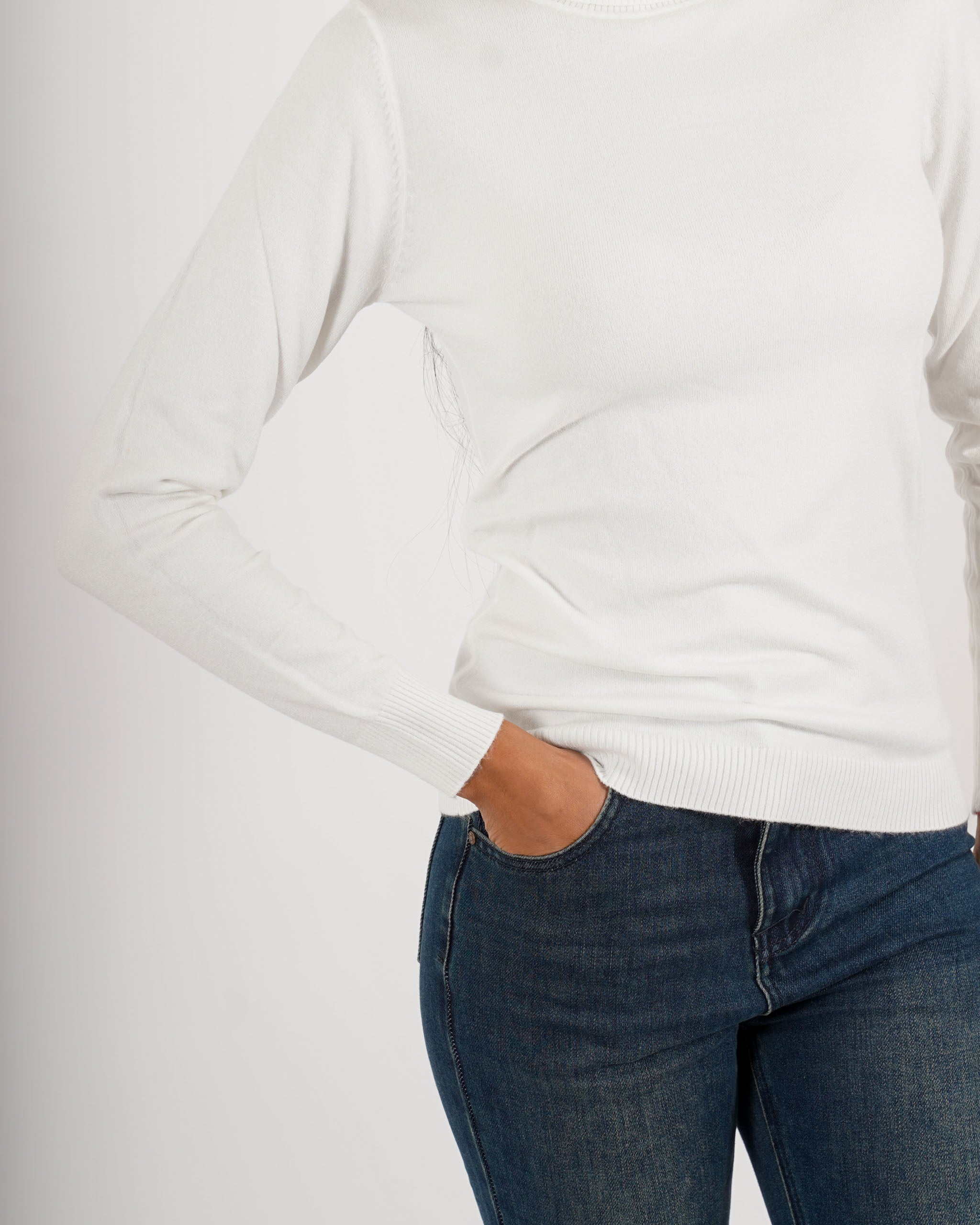 Maglia collo alto in mano viscosa - Tabaccaio